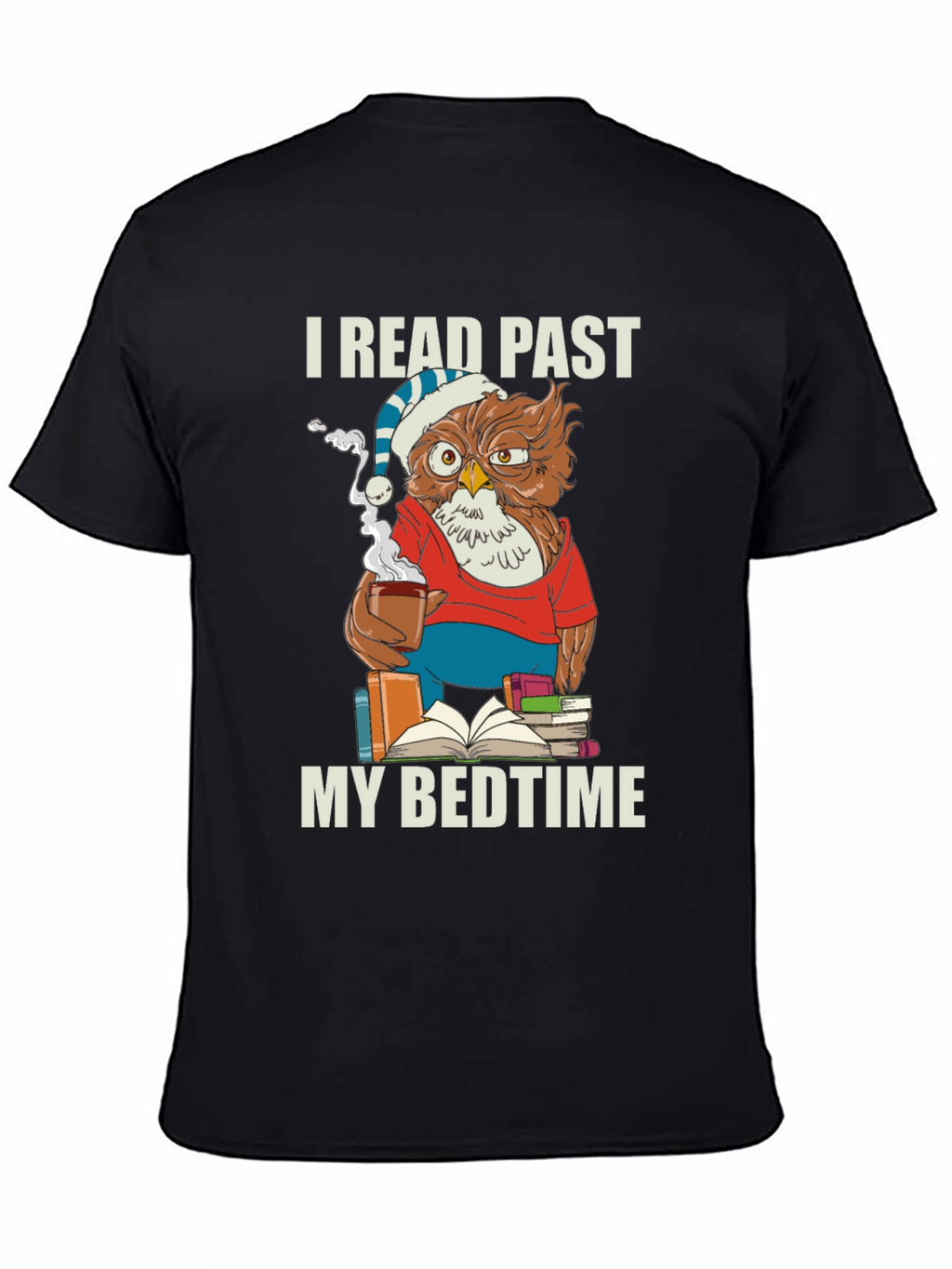 I Read Past My Bedtime Owl T-Shirt