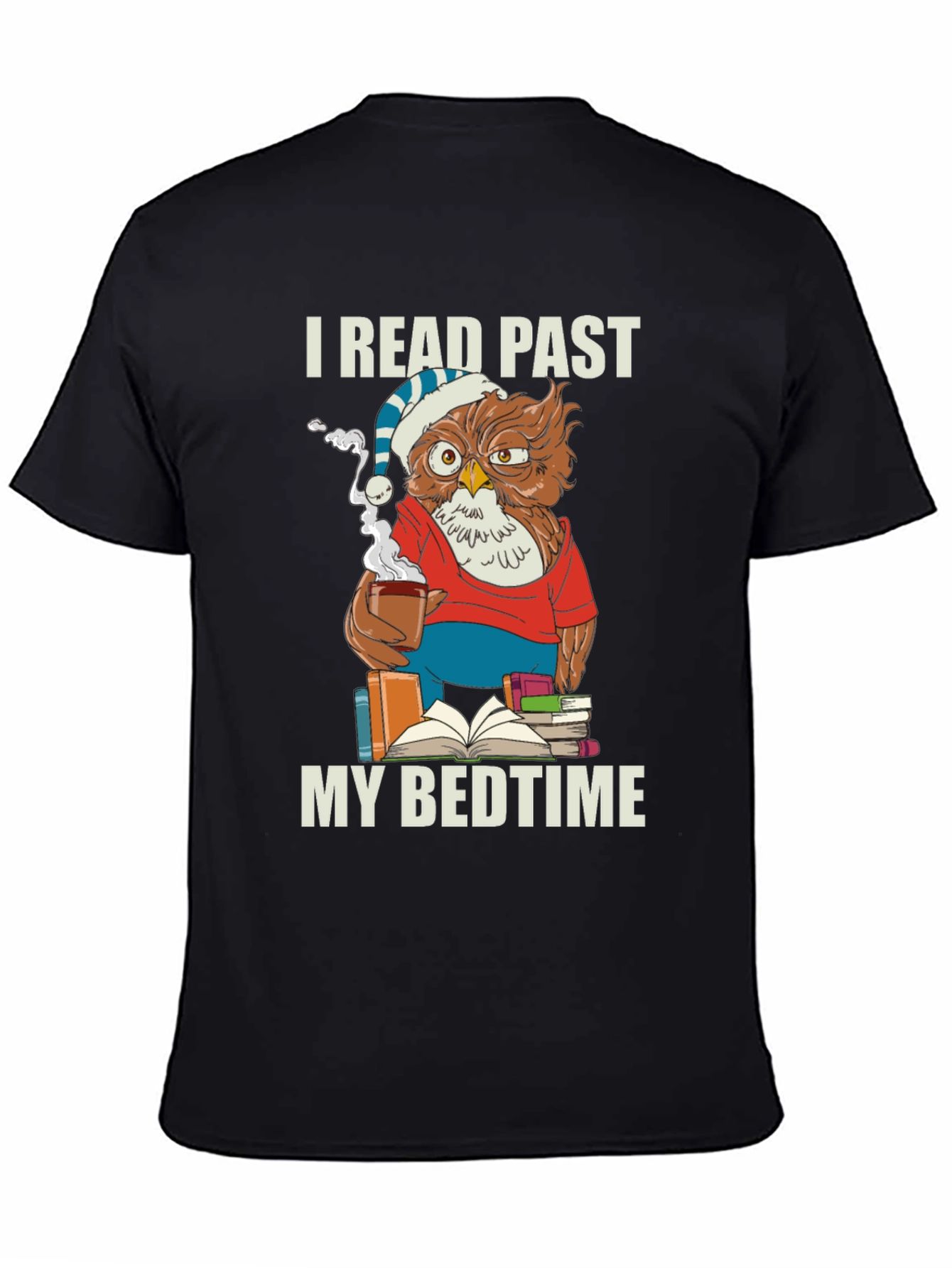 I Read Past My Bedtime Owl T-Shirt