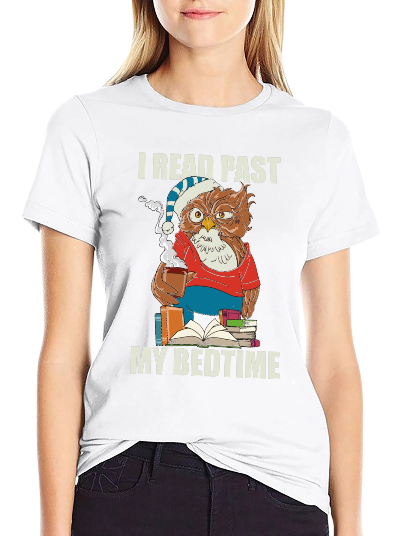 I Read Past My Bedtime Owl T-Shirt