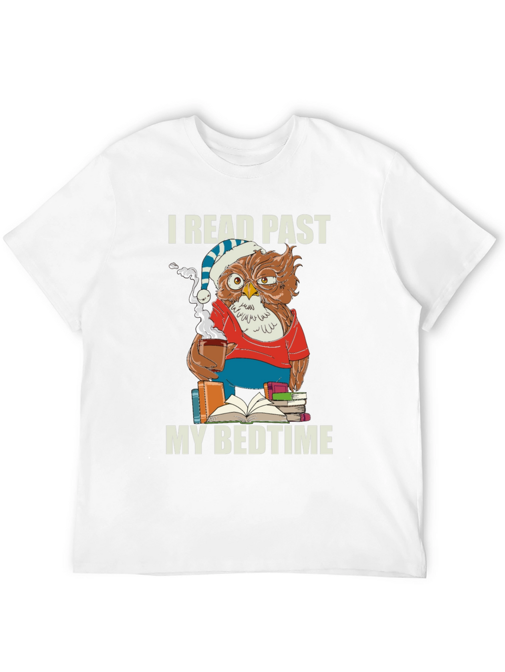 I Read Past My Bedtime Owl T-Shirt