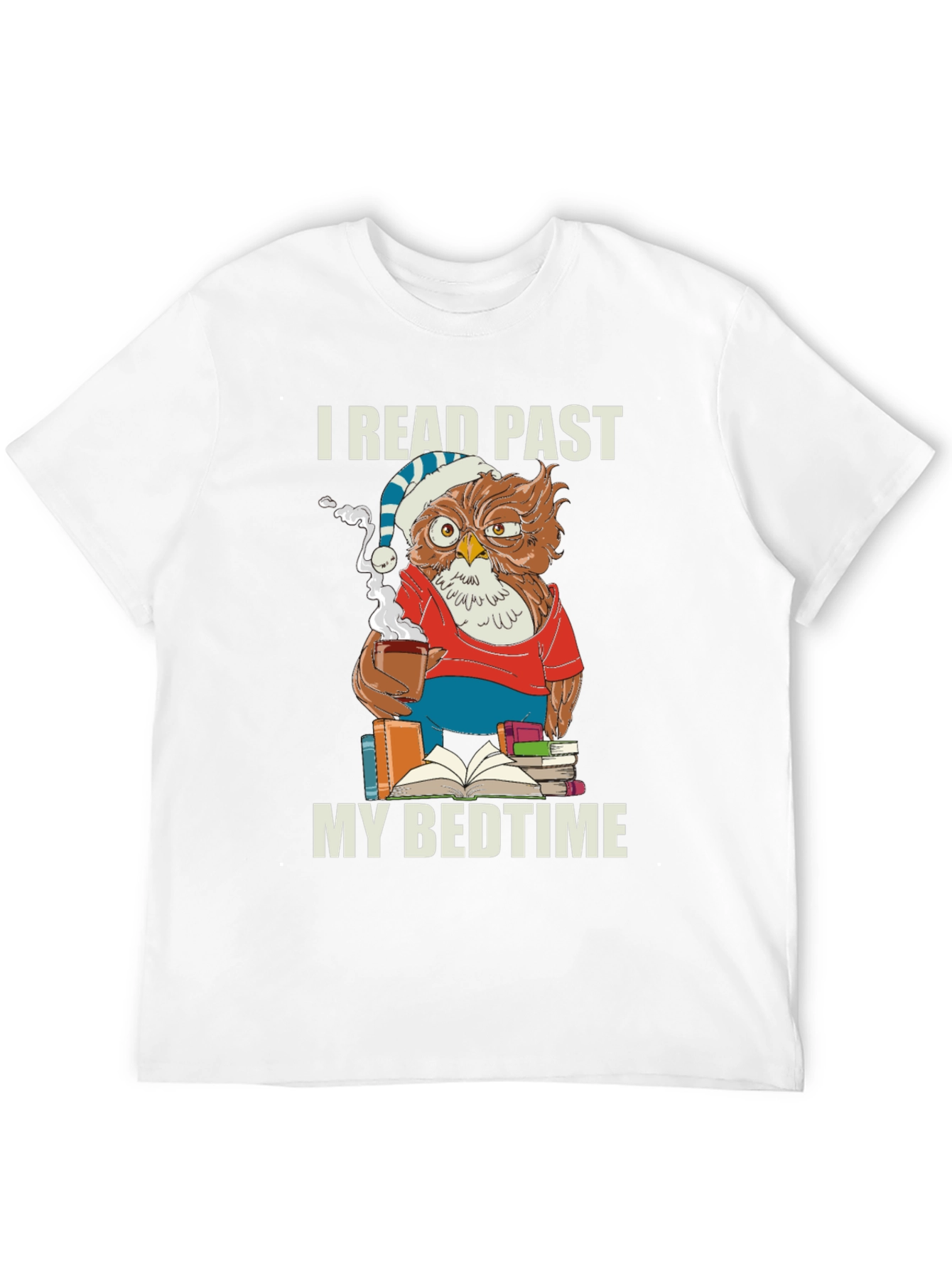 I Read Past My Bedtime Owl T-Shirt