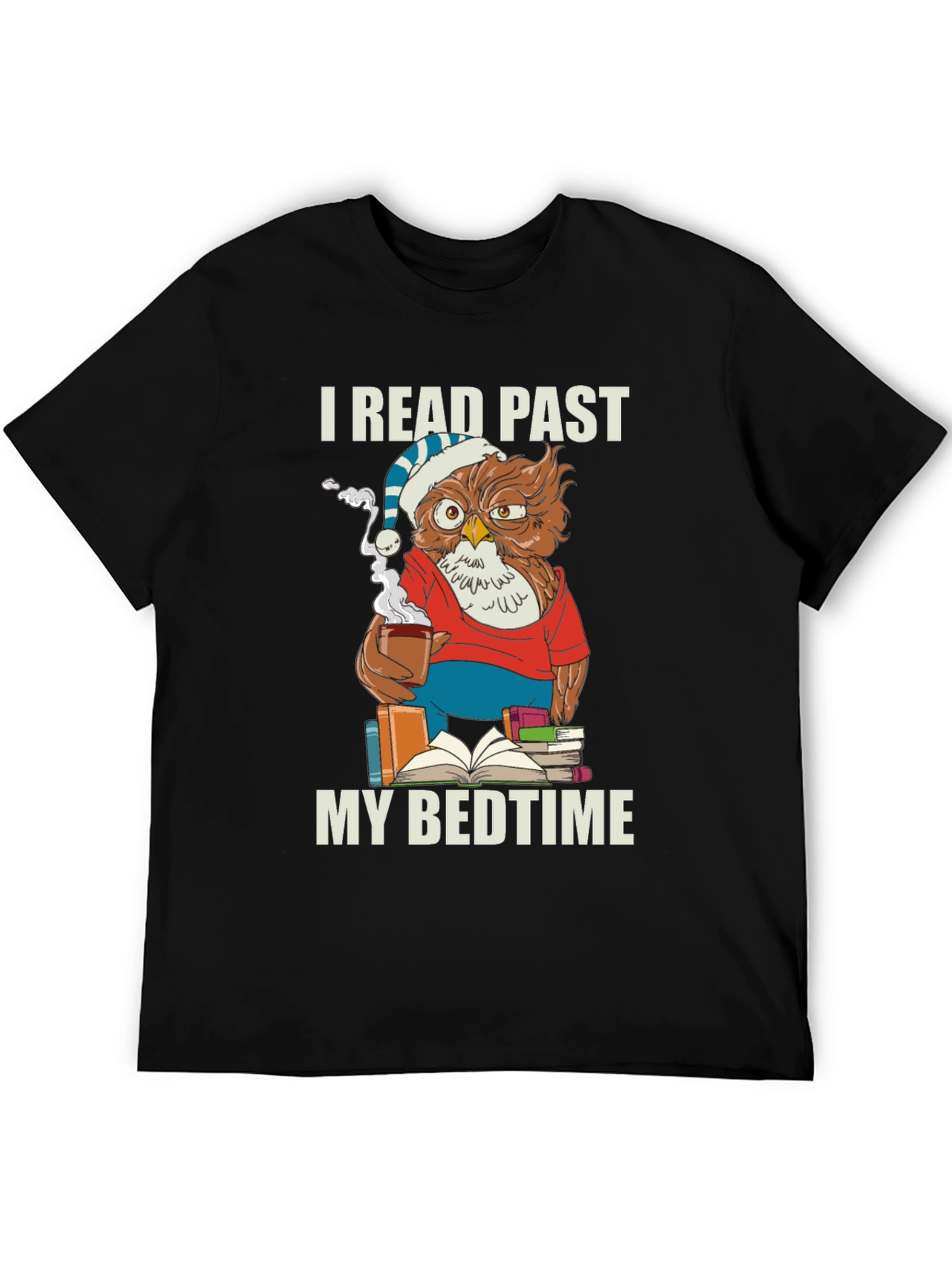 I Read Past My Bedtime Owl T-Shirt