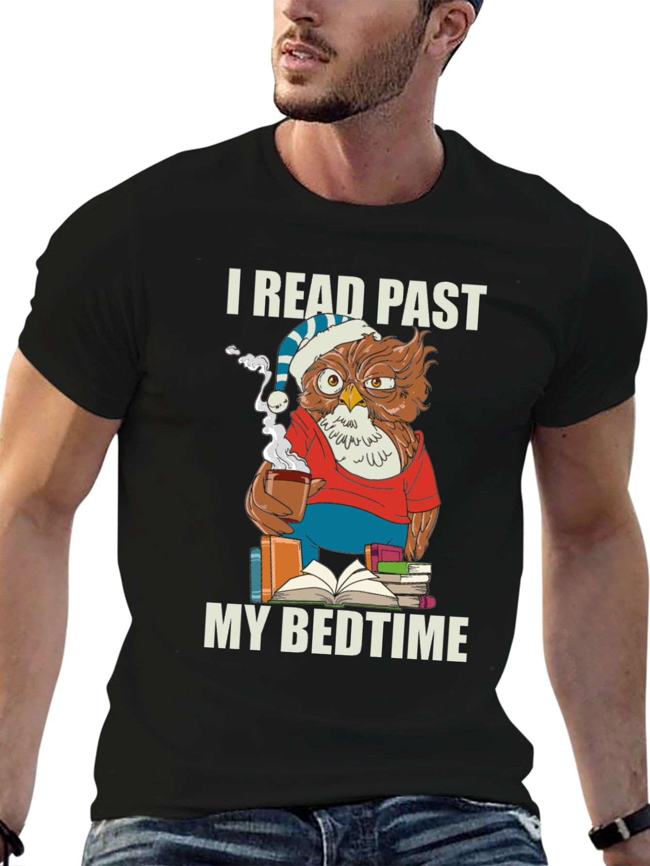 I Read Past My Bedtime Owl T-Shirt