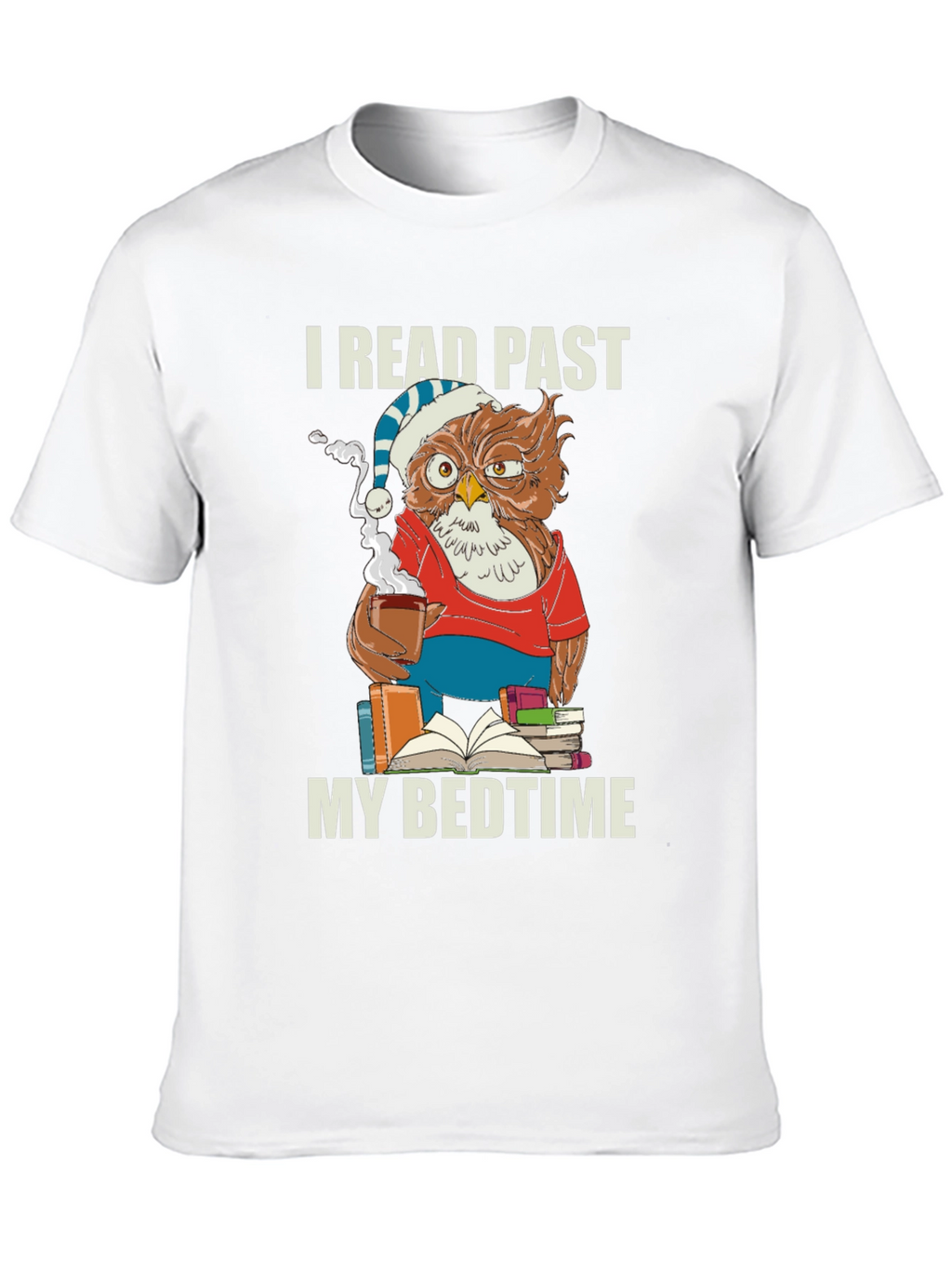I Read Past My Bedtime Owl T-Shirt
