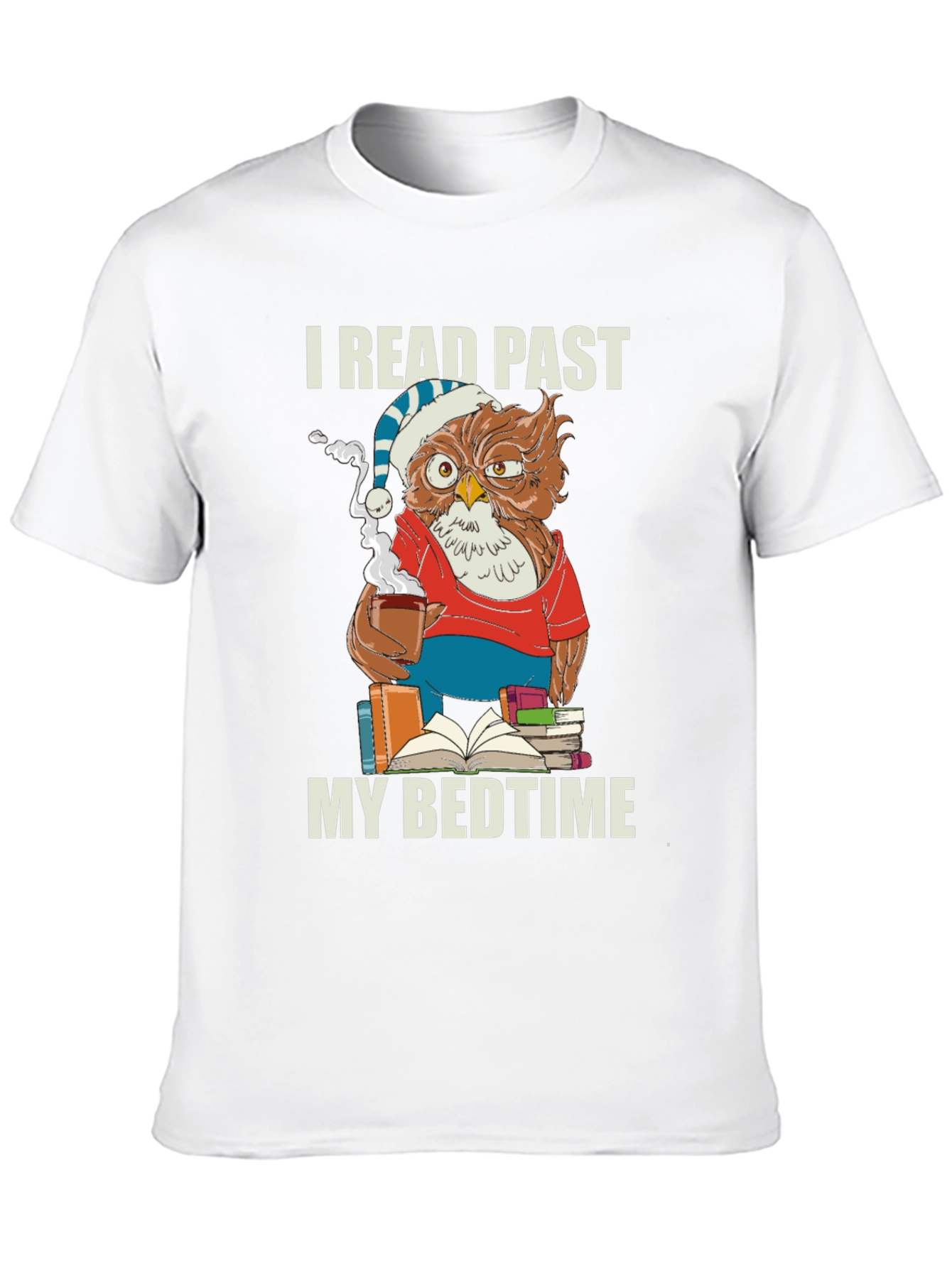 I Read Past My Bedtime Owl T-Shirt
