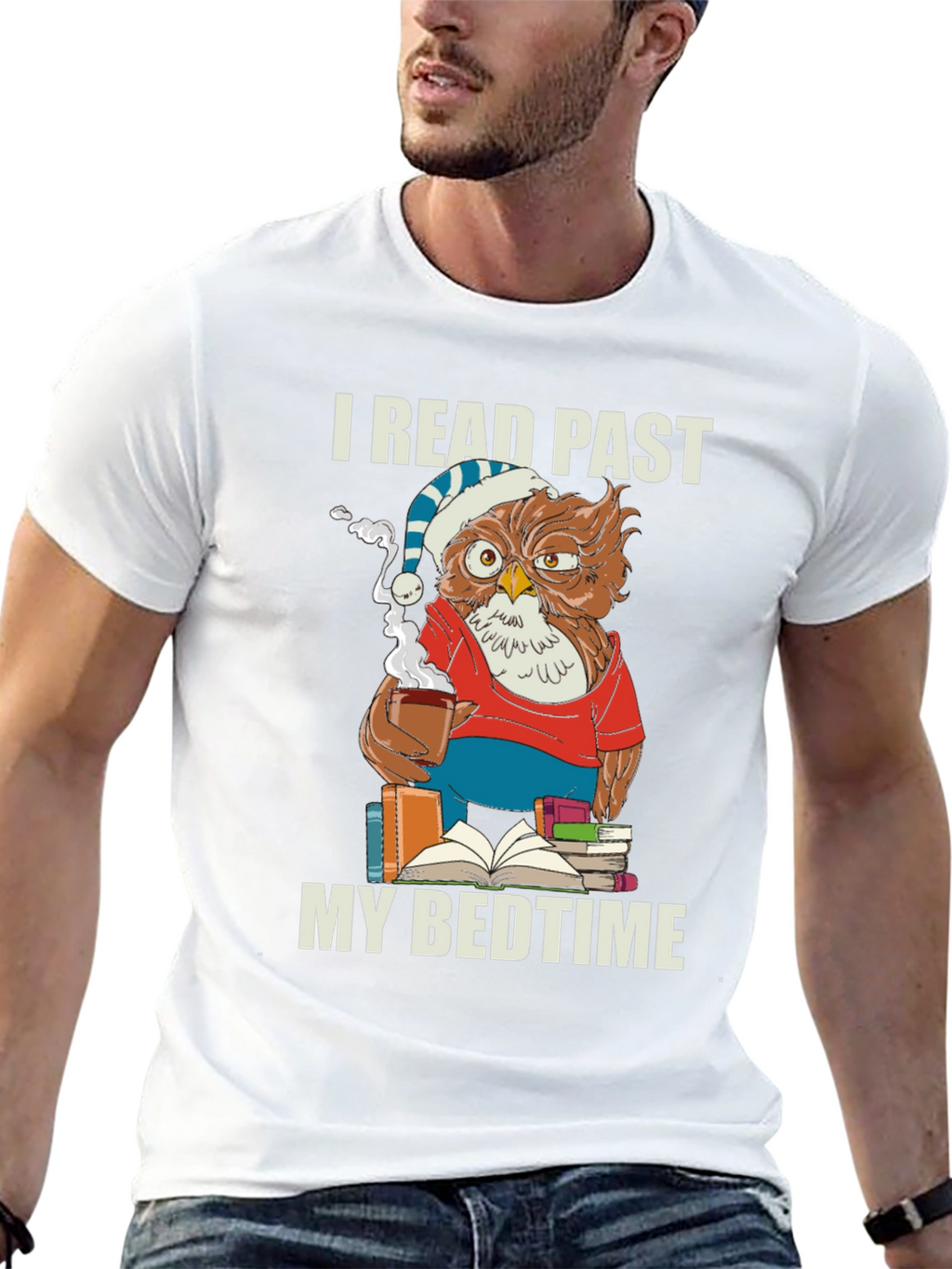 I Read Past My Bedtime Owl T-Shirt
