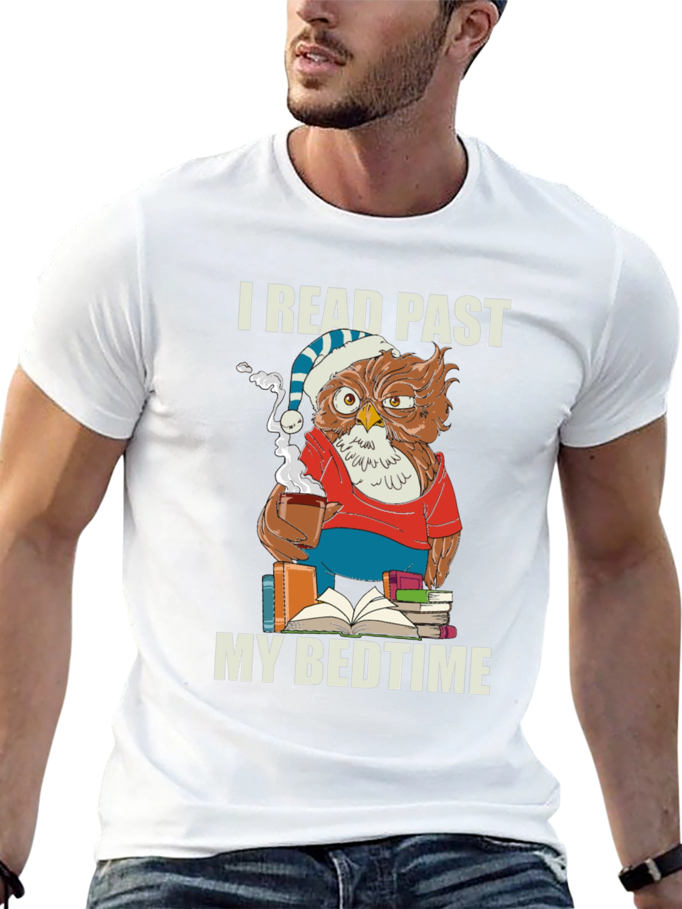 I Read Past My Bedtime Owl T-Shirt