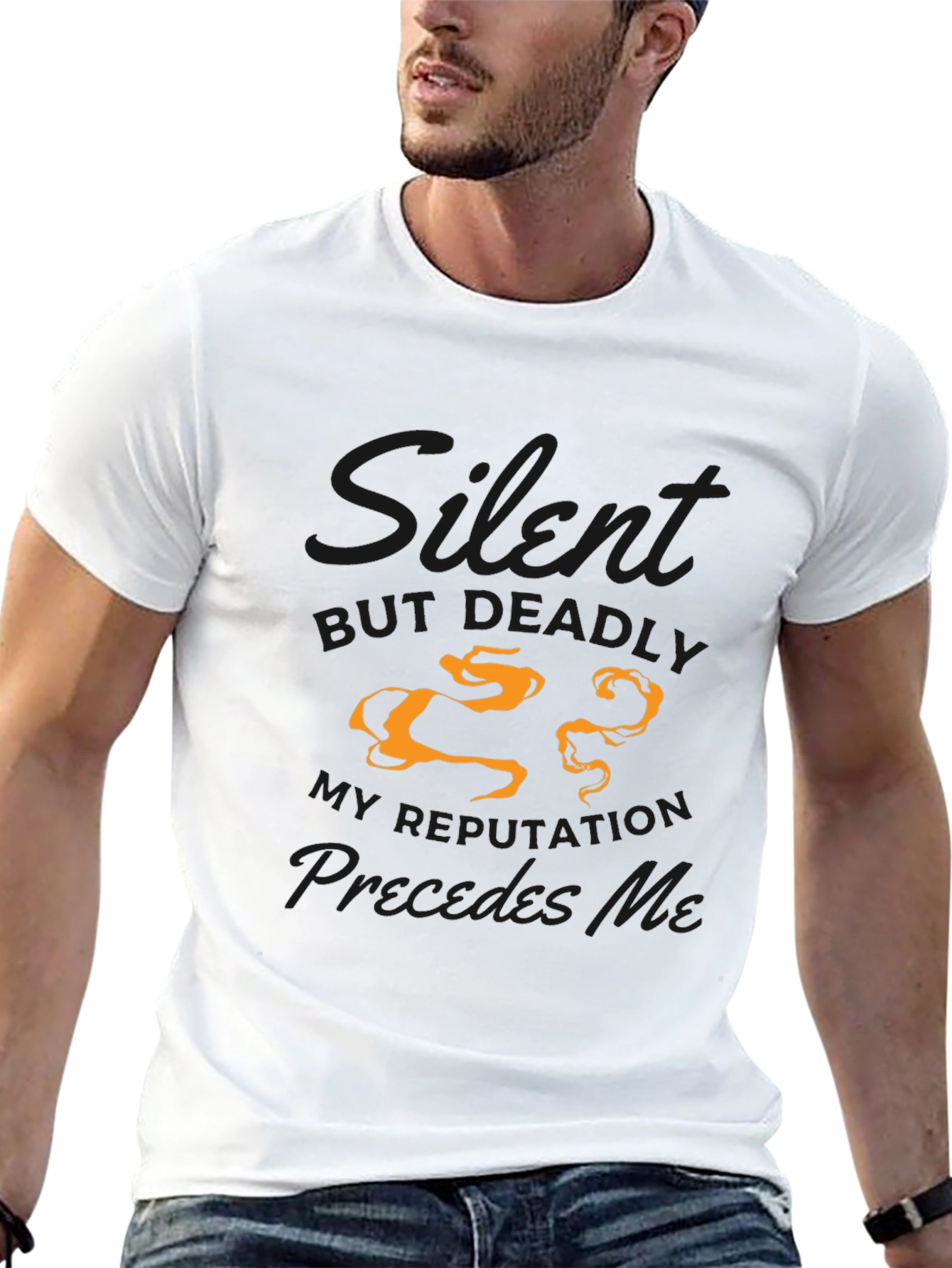 Mens Not Deadly Graphic Black Tee