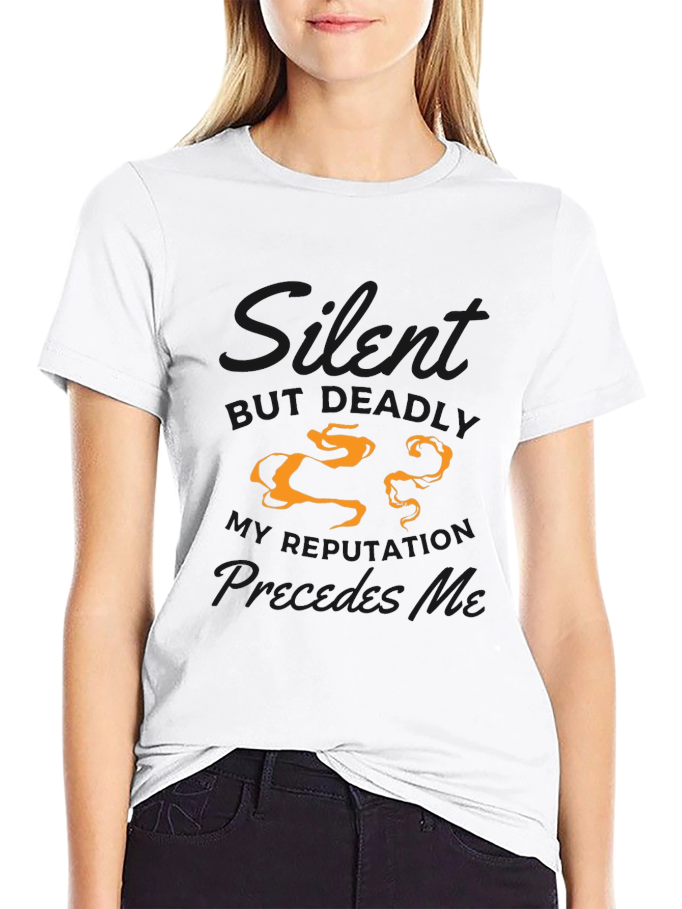 Mens Not Deadly Graphic Black Tee