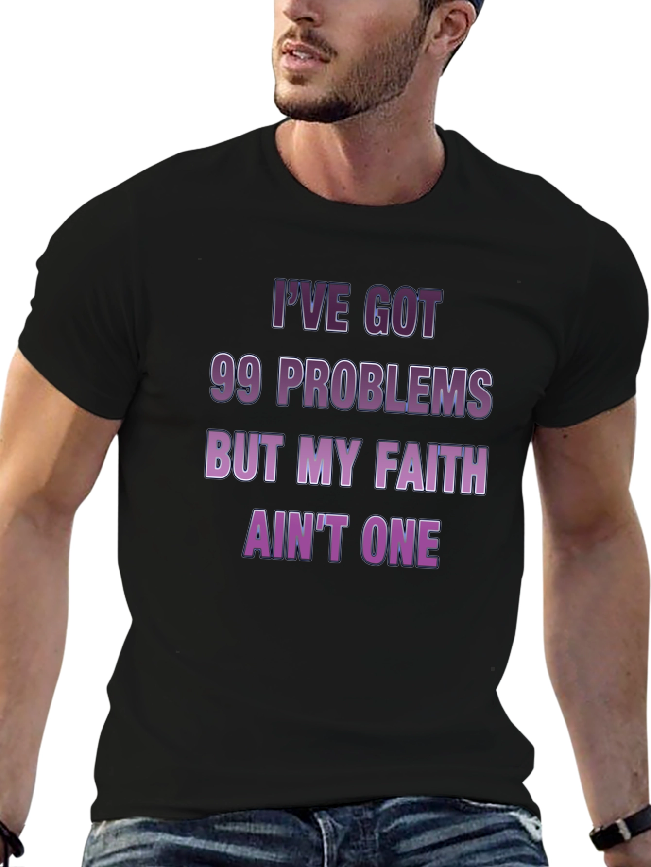 99 Problems Faith Tee - Mens