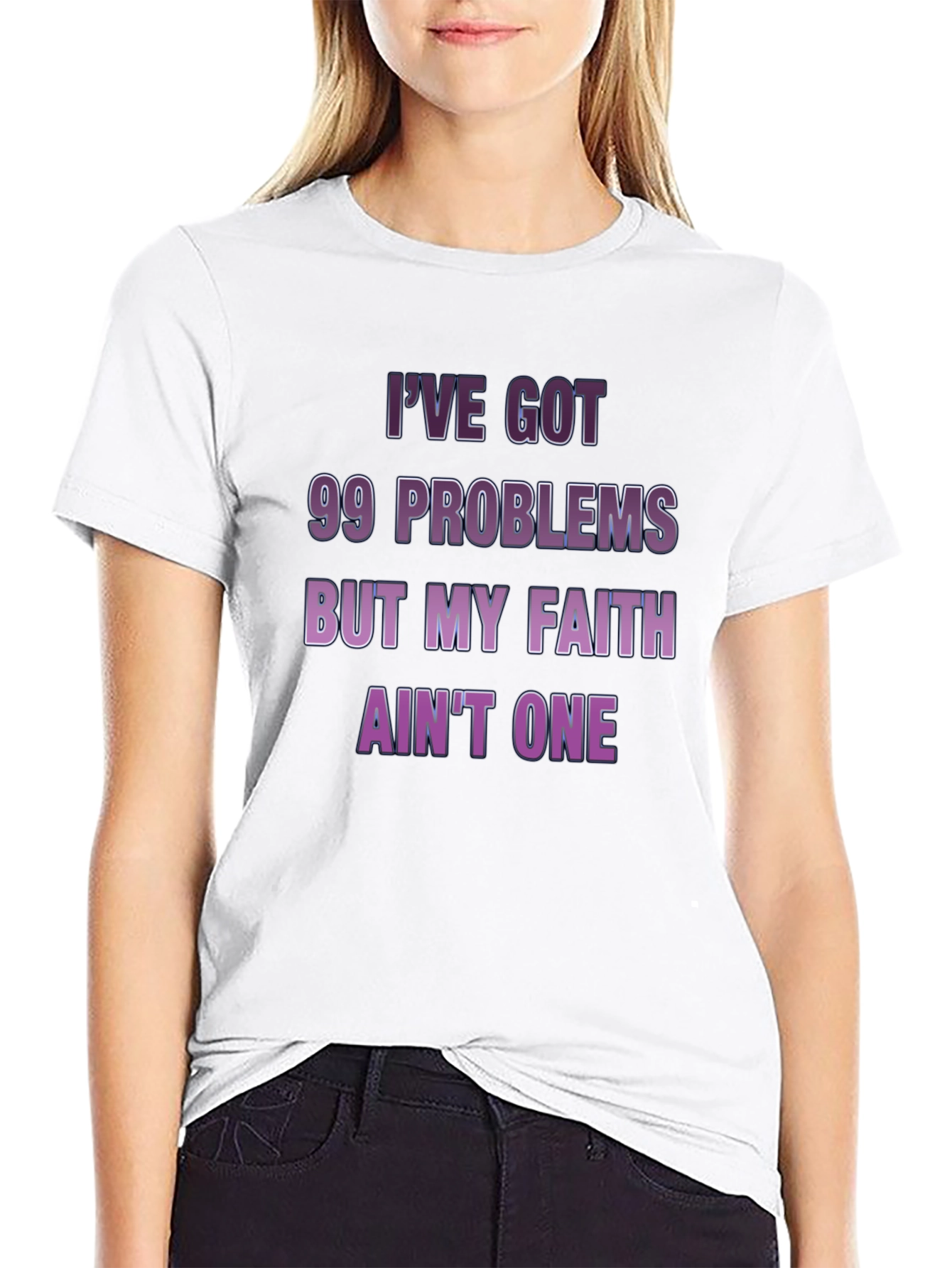 99 Problems Faith Tee - Mens