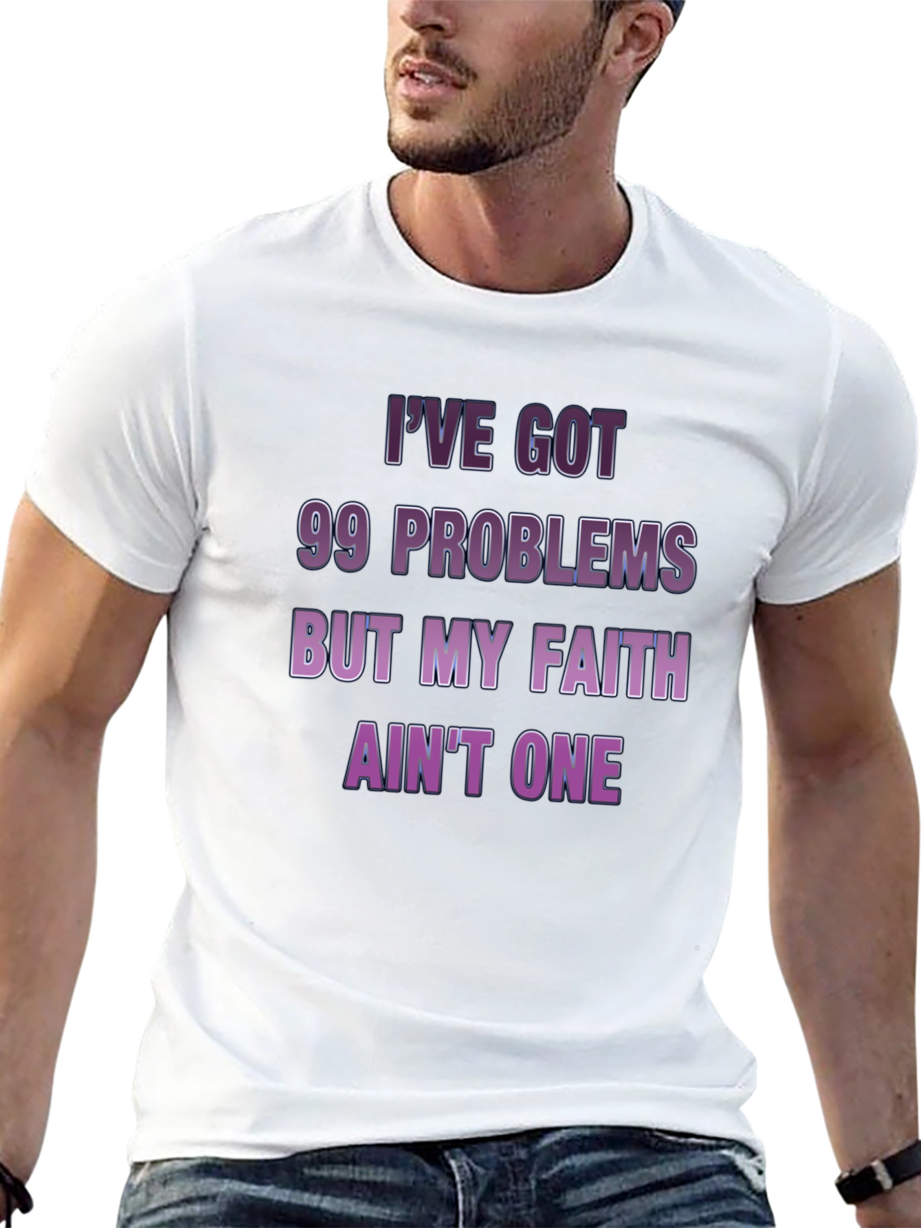 99 Problems Faith Tee - Mens