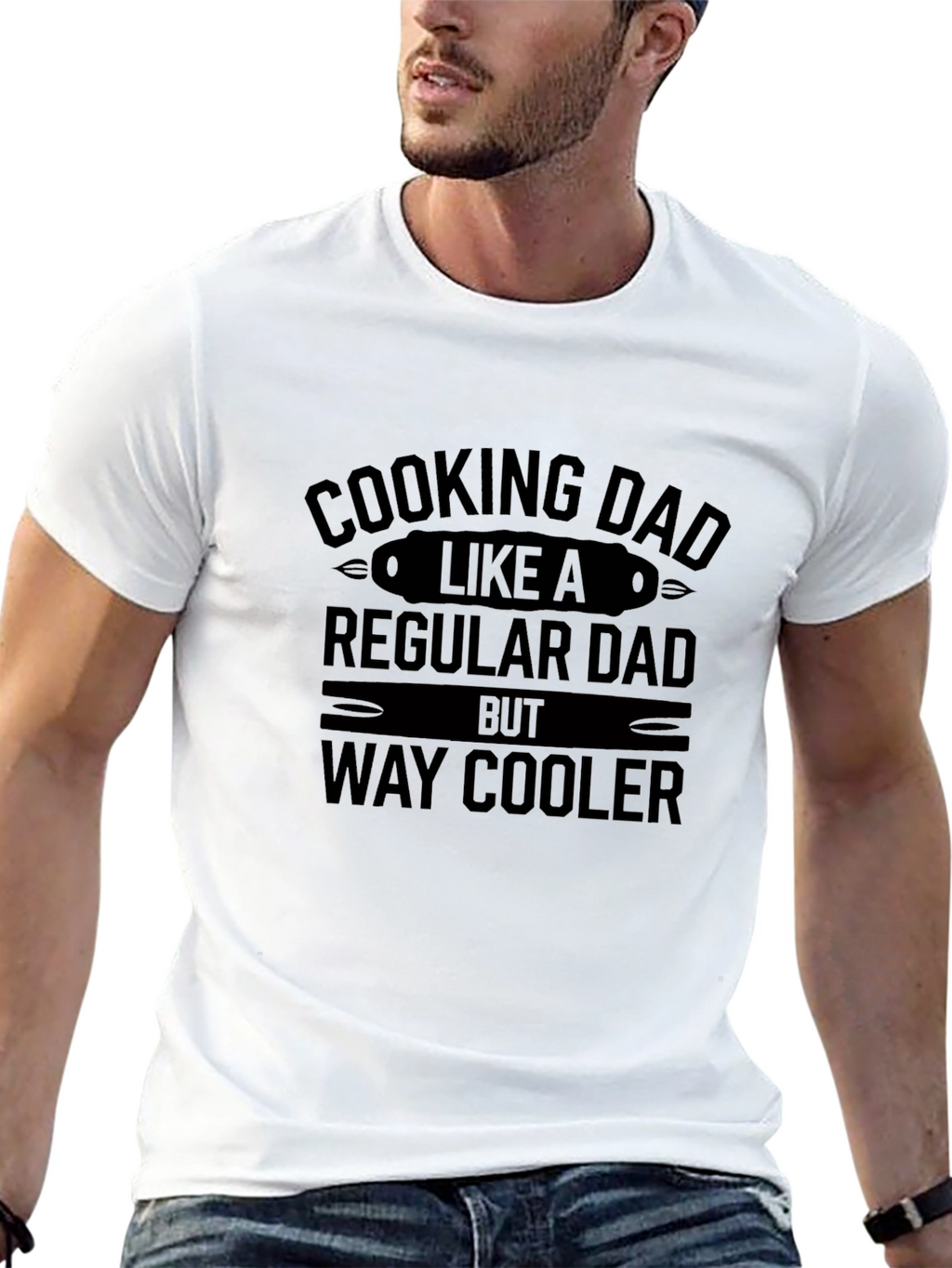 Cooking Dad Way Cooler Graphic T-Shirt