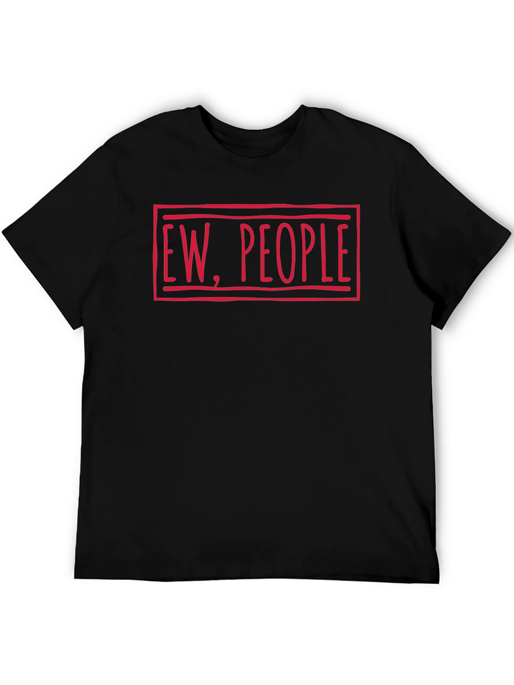Ew People Graphic Tee - Unisex Black T-Shirt