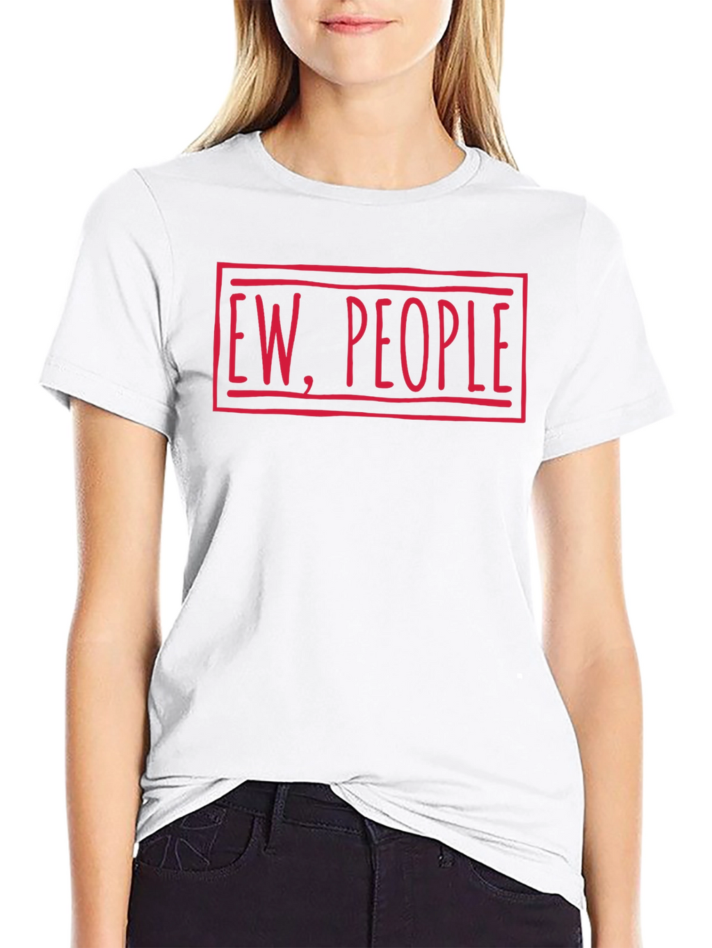 Ew People Graphic Tee - Unisex Black T-Shirt