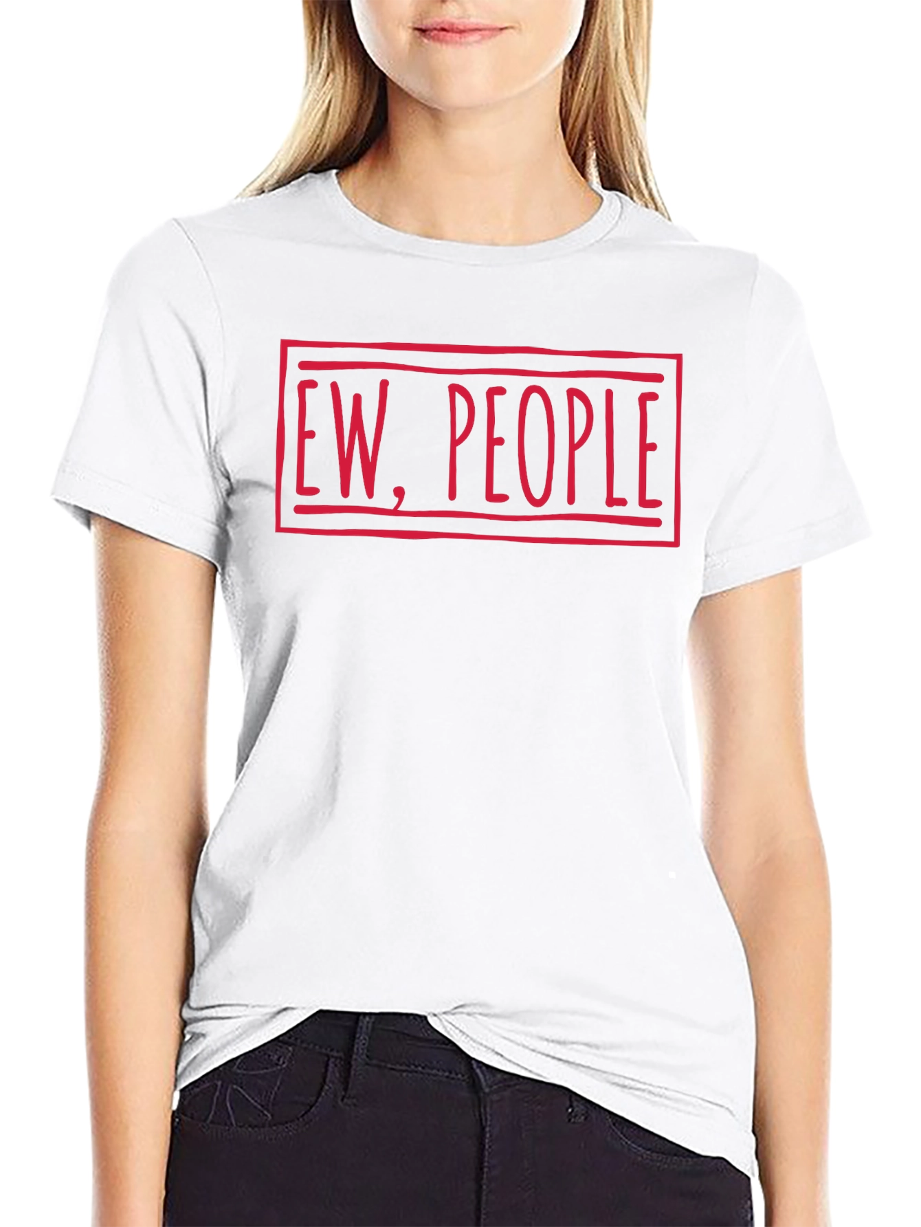 Ew People Graphic Tee - Unisex Black T-Shirt