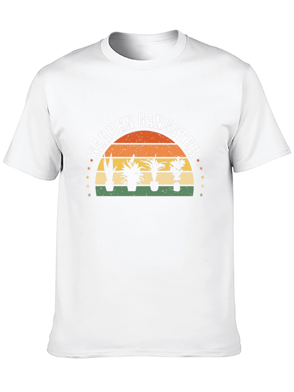 Garden Gangster Graphic Tee - Black Cotton