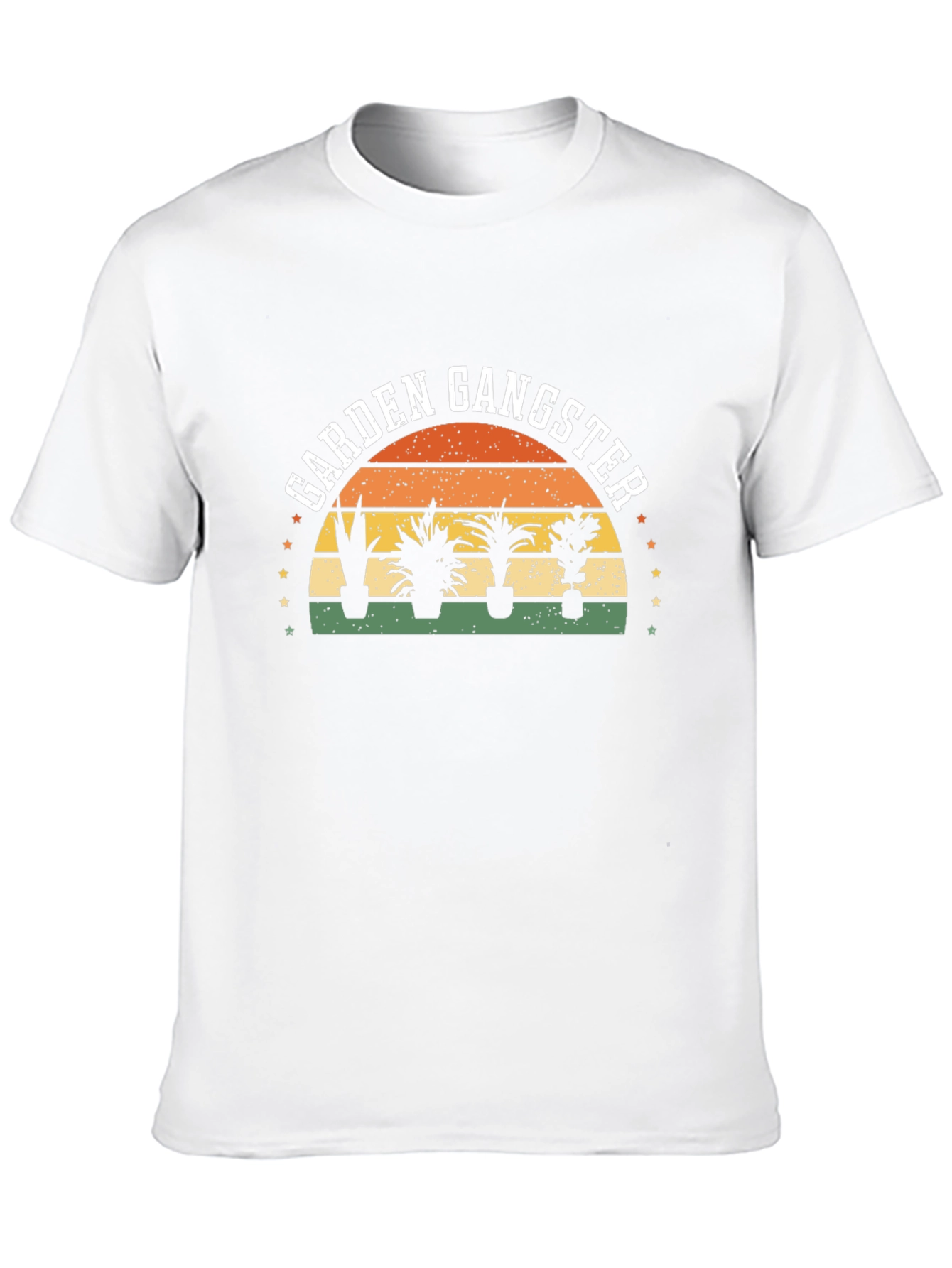 Garden Gangster Graphic Tee - Black Cotton