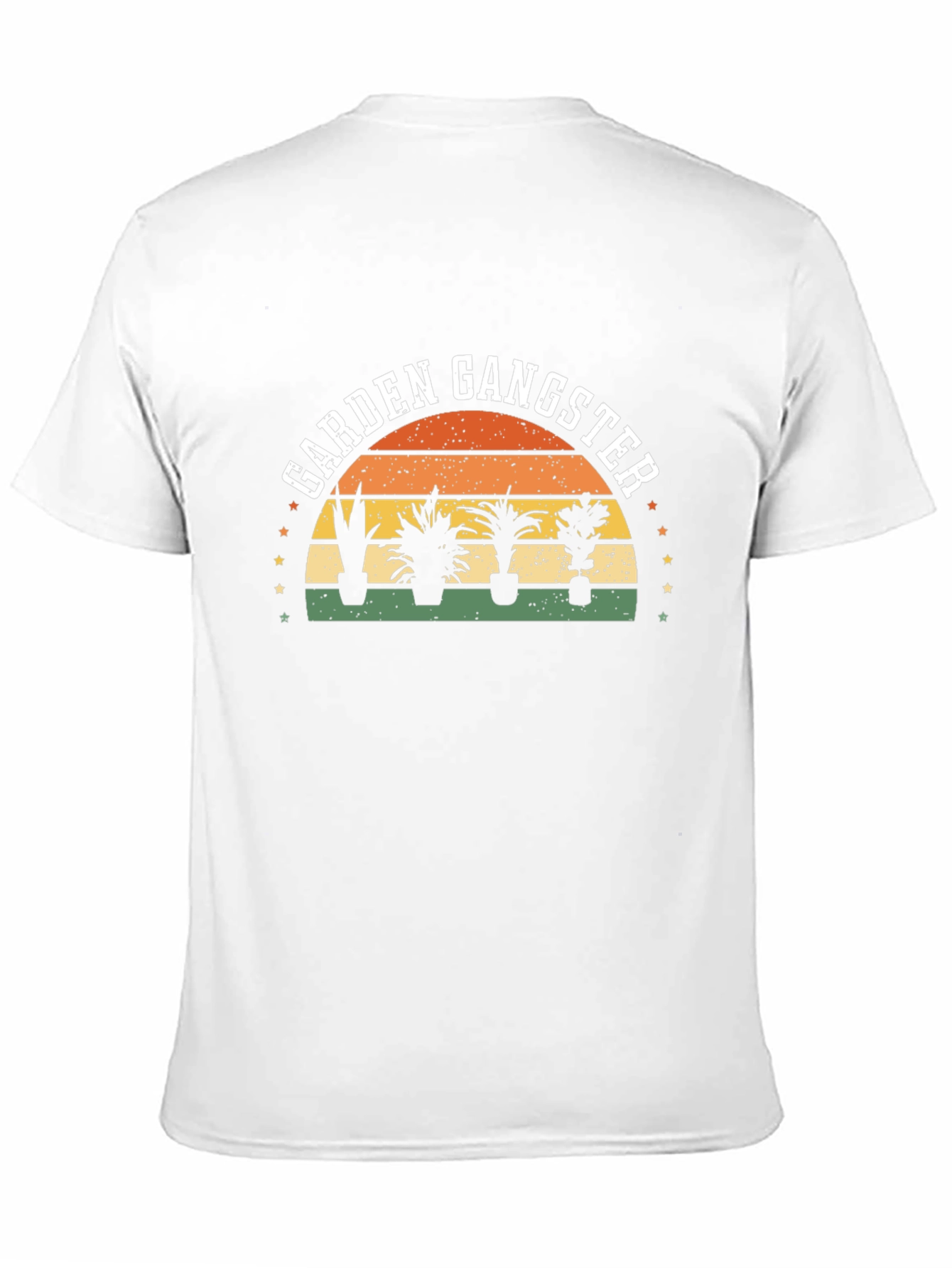 Garden Gangster Graphic Tee - Black Cotton
