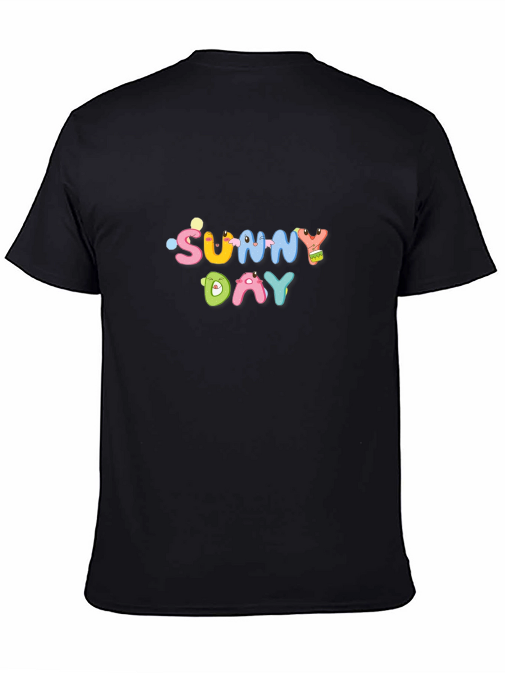 Sunny Day Graphic Black T-Shirt