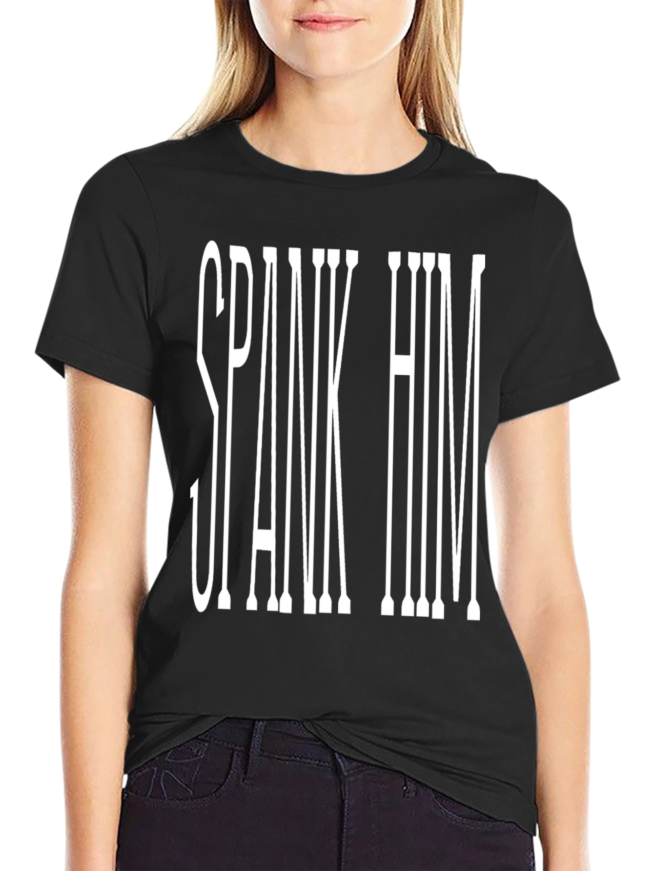 Spank Him Graphic Tee - Bold Statement T-Shirt