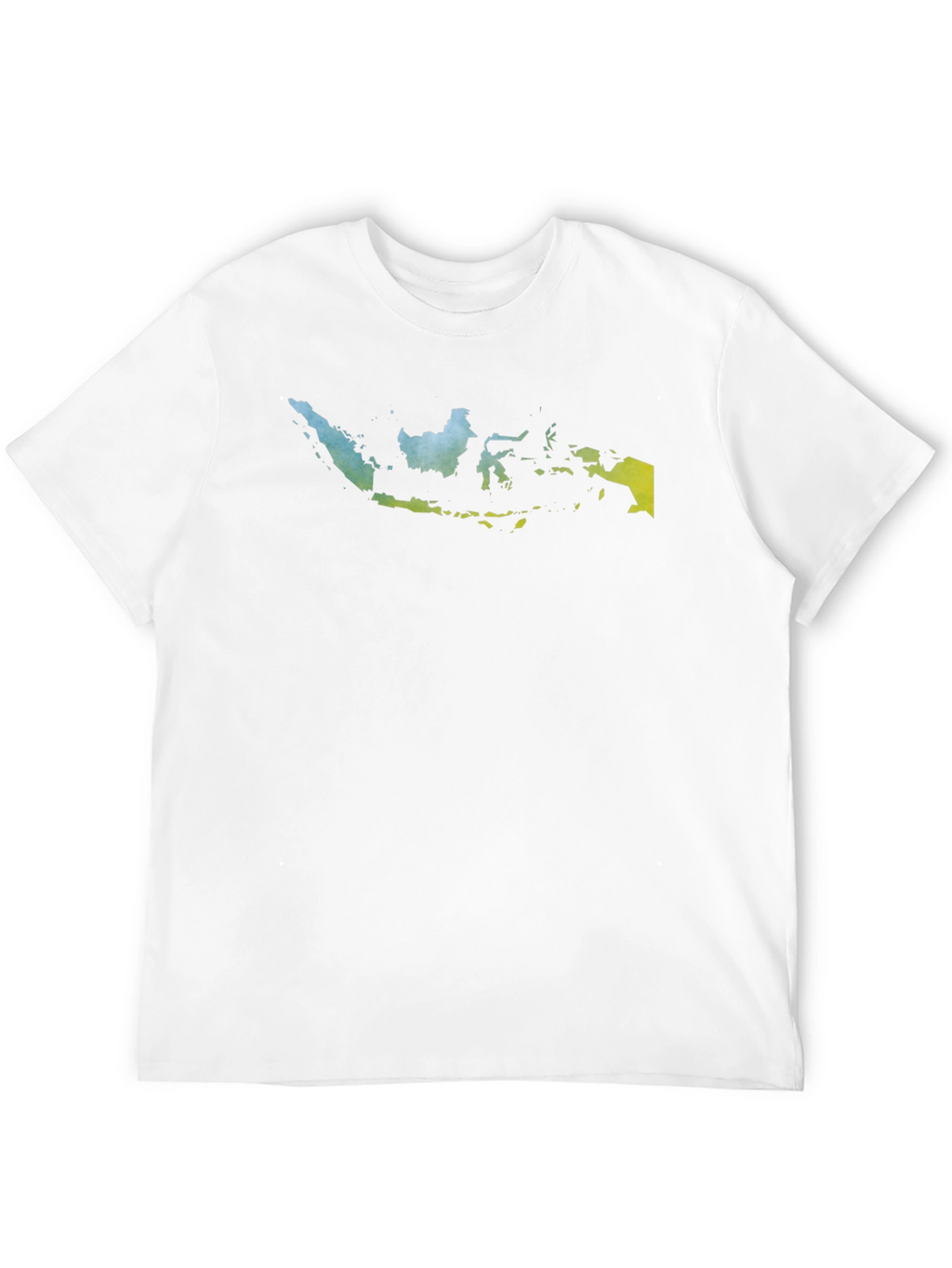 Indonesia Map Graphic Tee - Black
