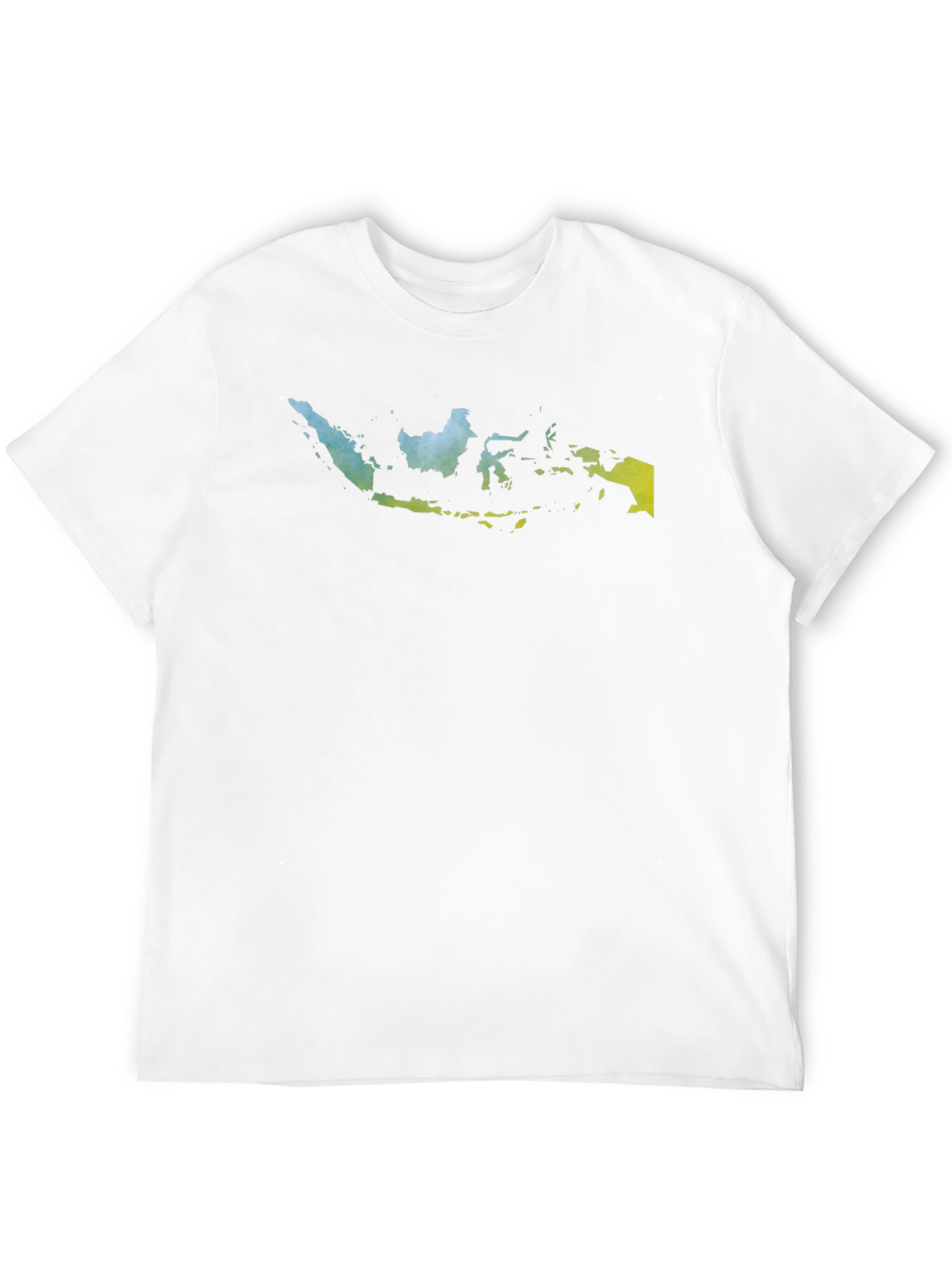 Indonesia Map Graphic Tee - Black