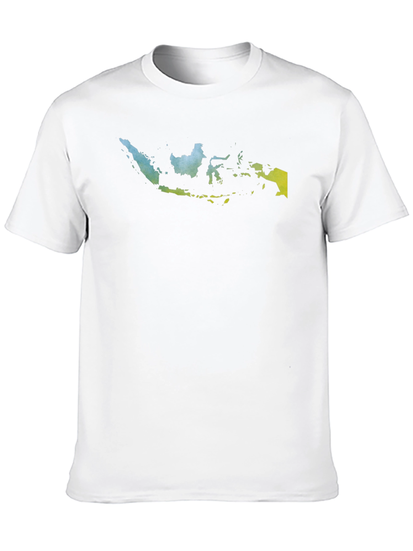 Indonesia Map Graphic Tee - Black