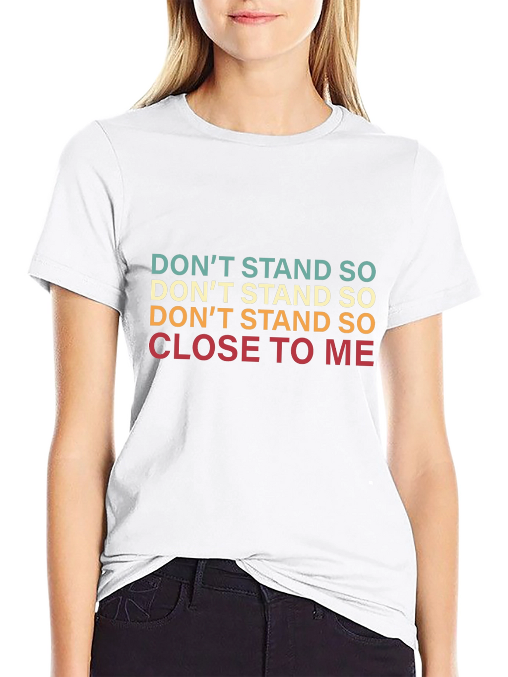 Retro Dont Stand So Close to Me Graphic Tee