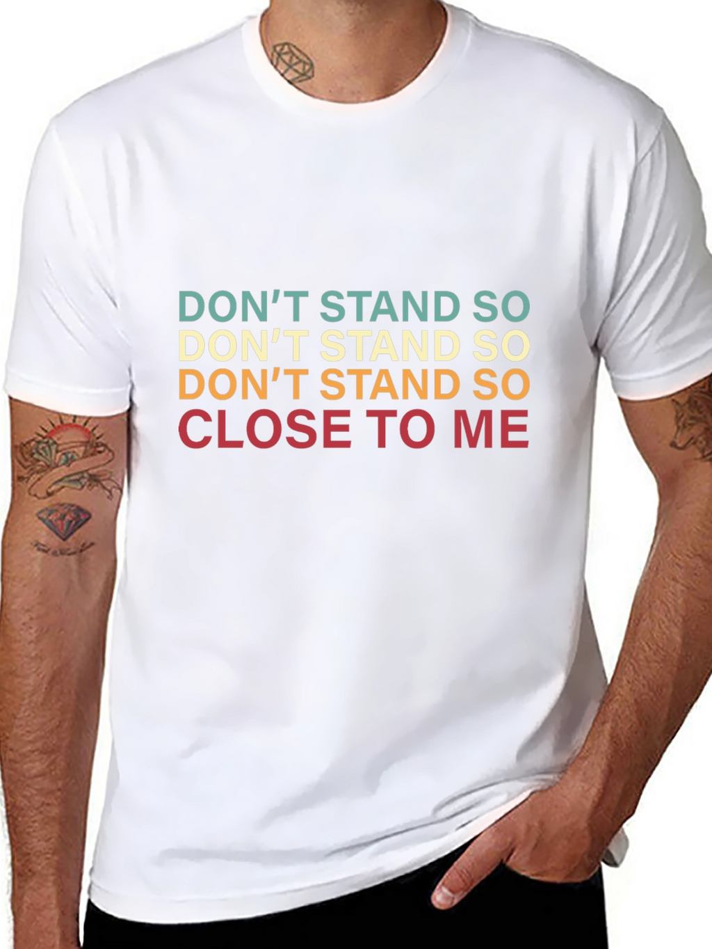 Retro Dont Stand So Close to Me Graphic Tee