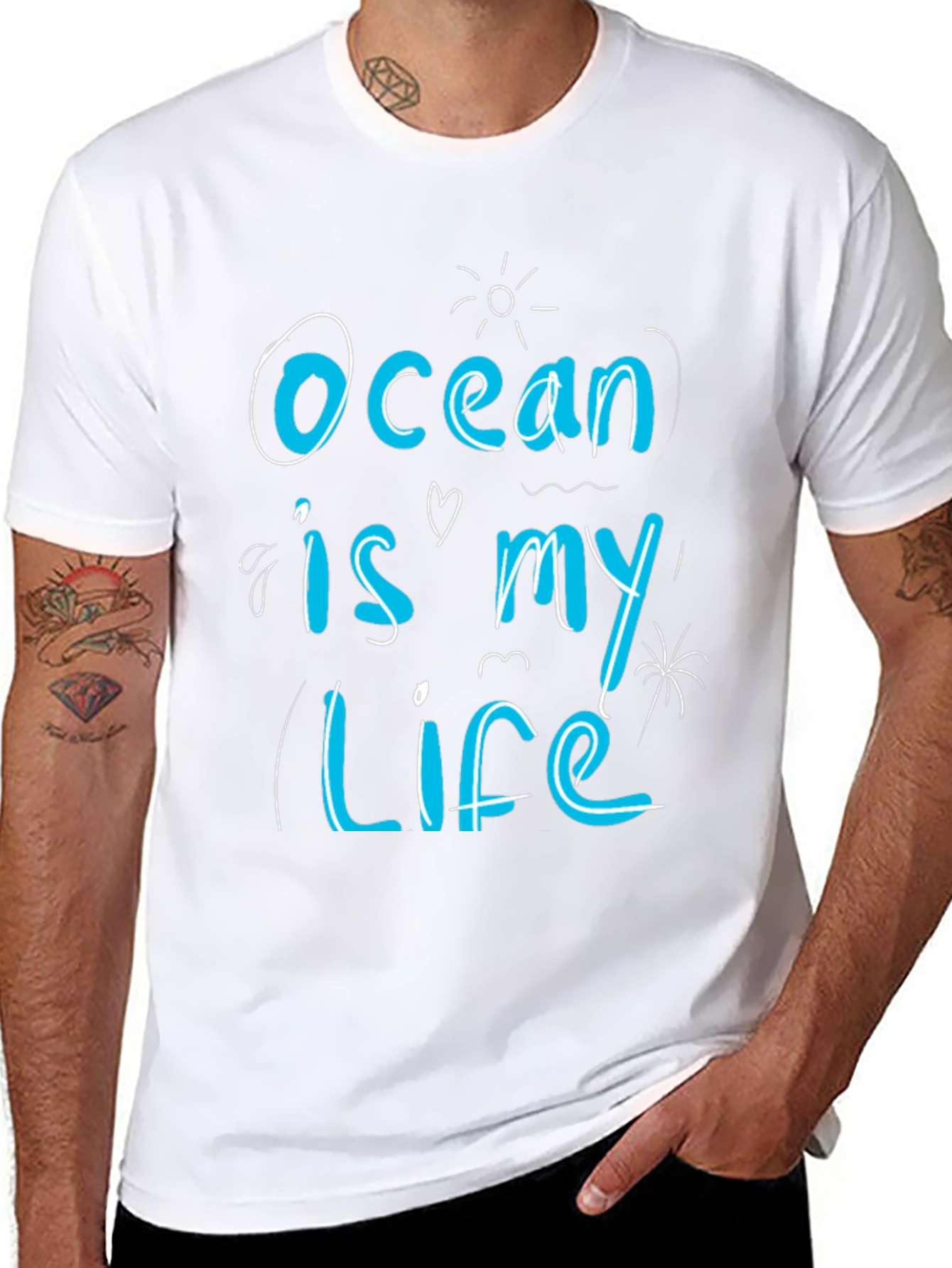 Ocean is my Life T-Shirt - Black