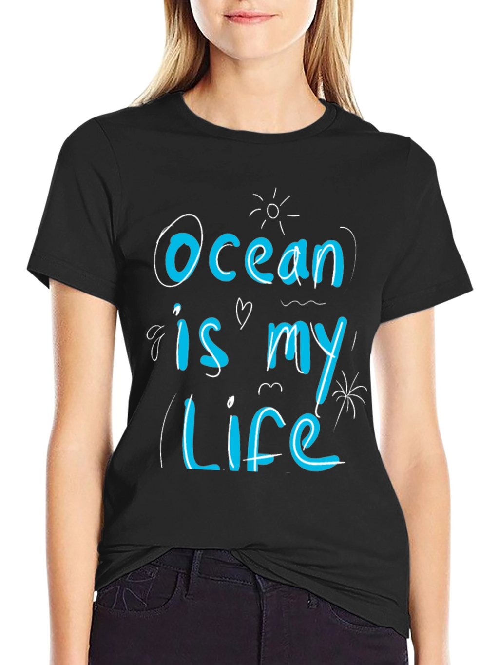 Ocean is my Life T-Shirt - Black
