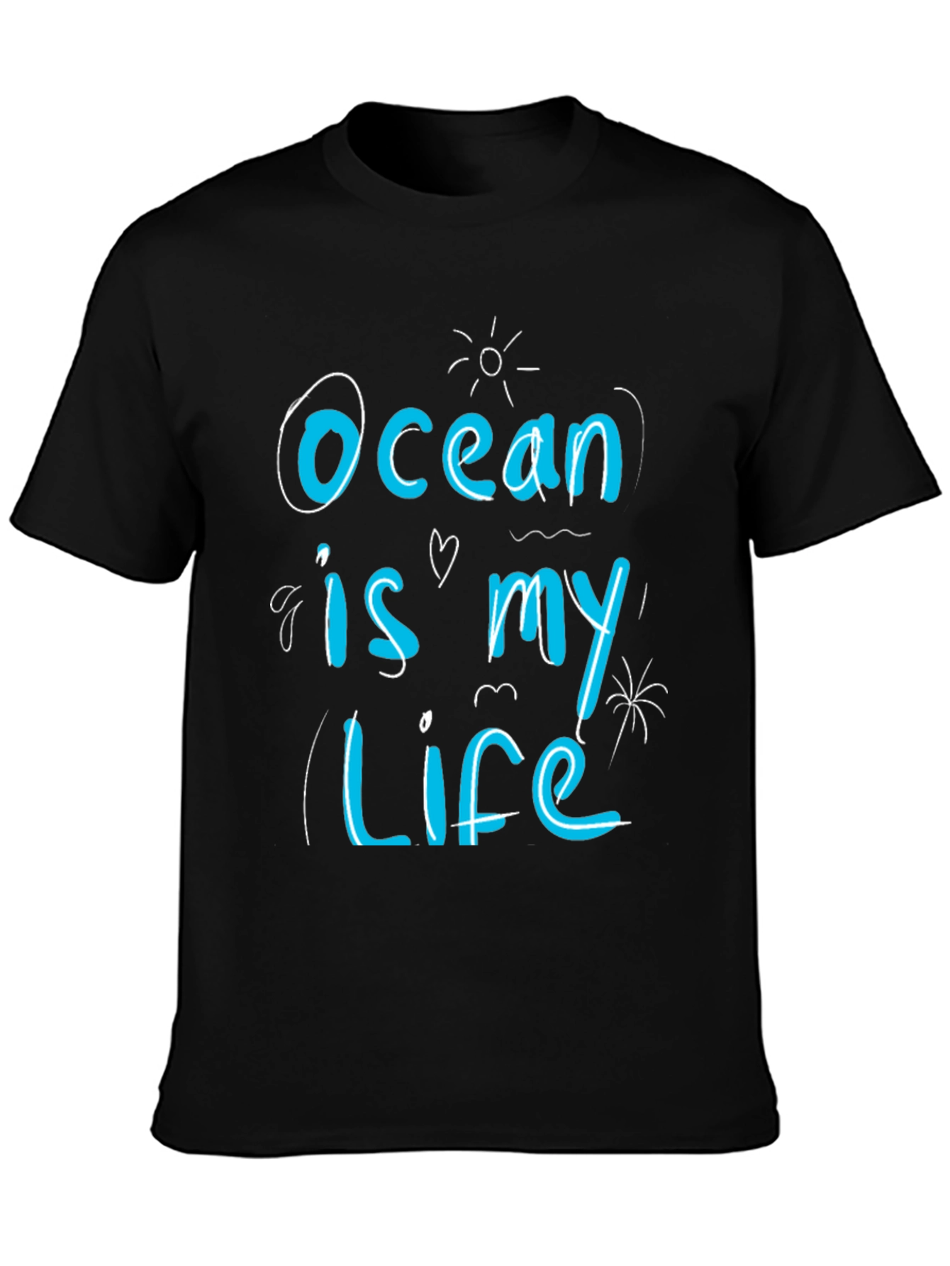 Ocean is my Life T-Shirt - Black