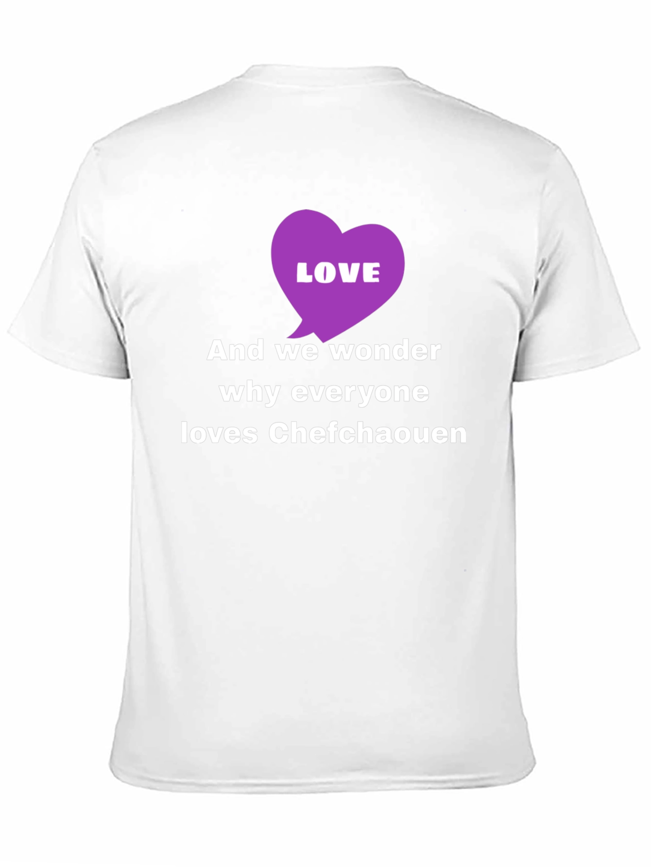 Chefchaouen Love T-Shirt - Travel Souvenir