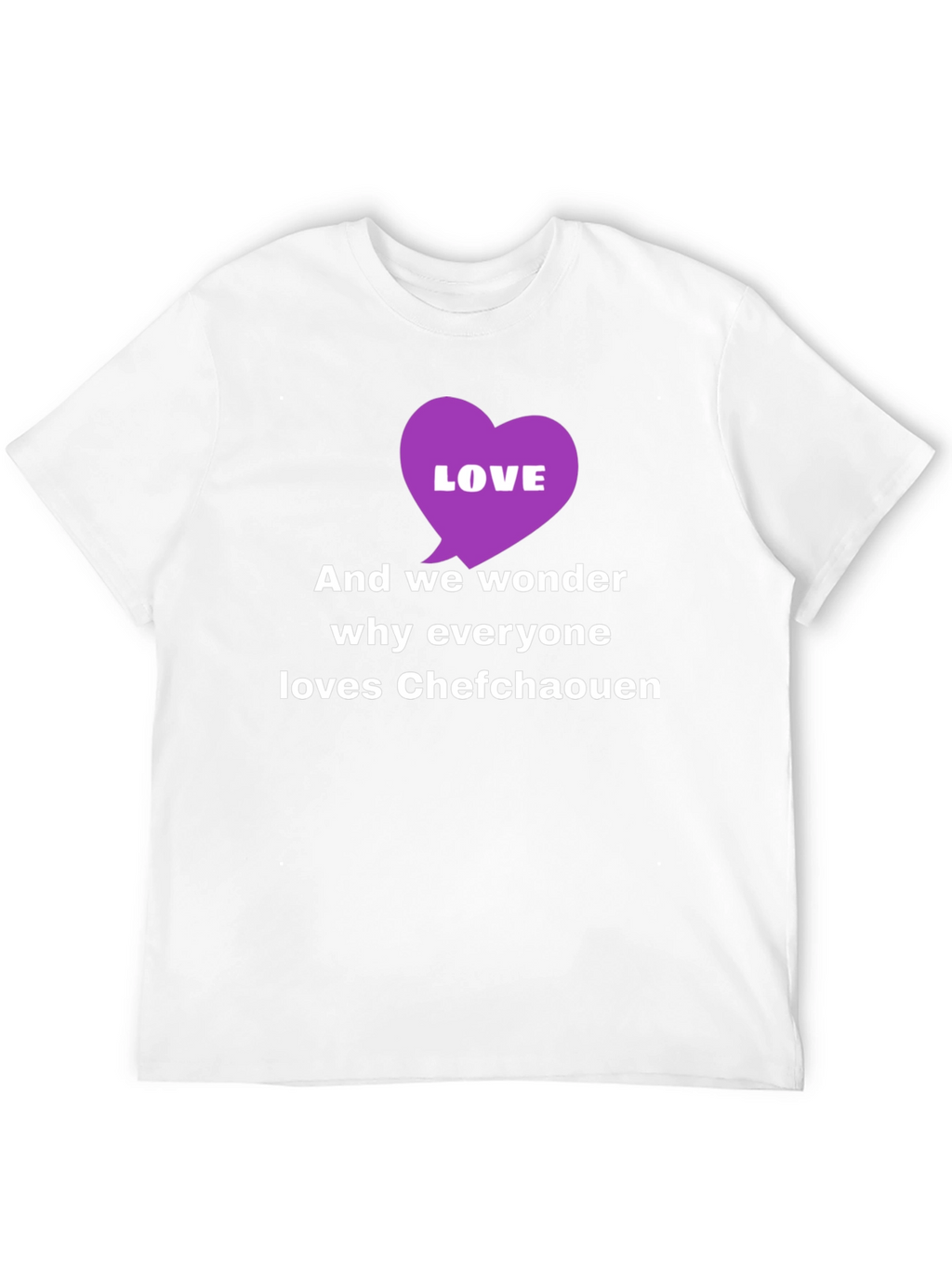 Chefchaouen Love T-Shirt - Travel Souvenir