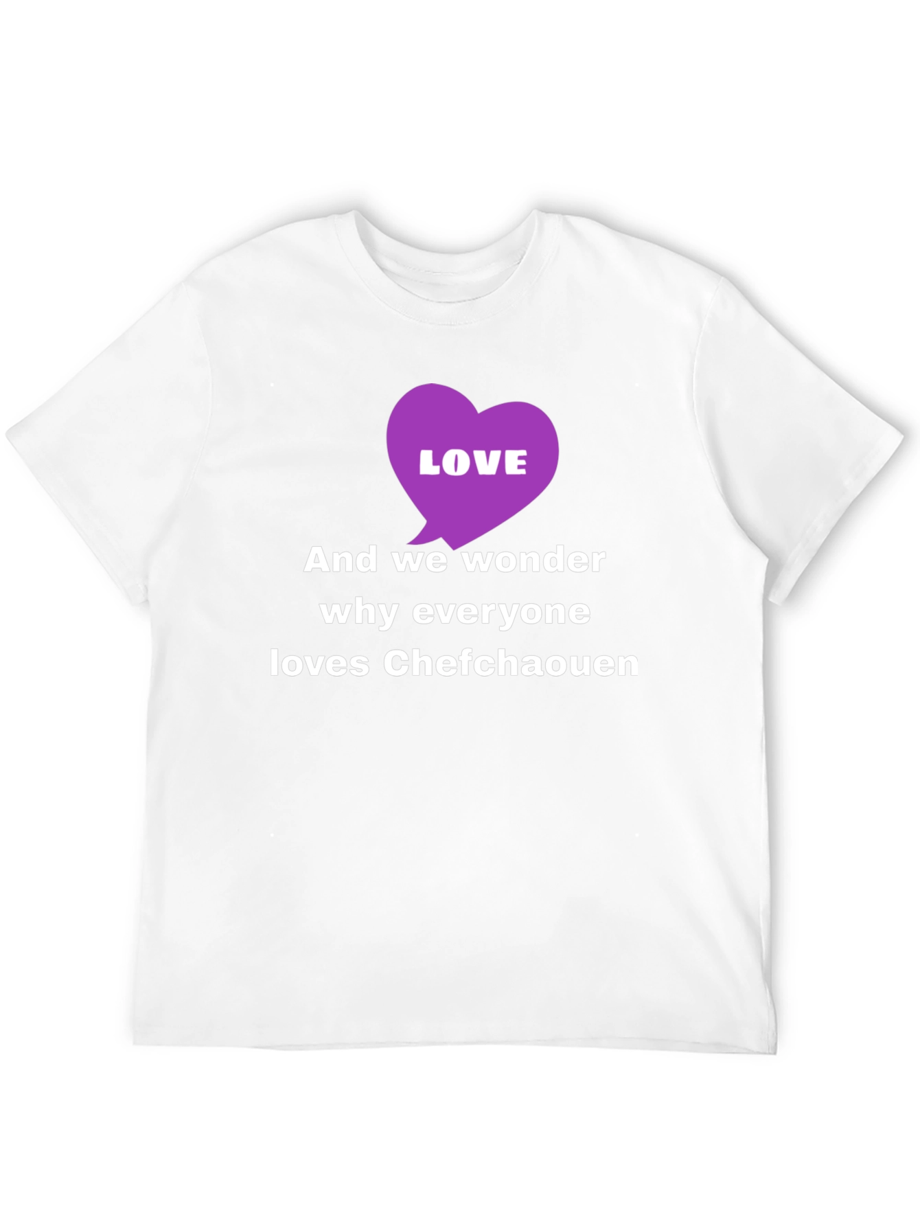 Chefchaouen Love T-Shirt - Travel Souvenir