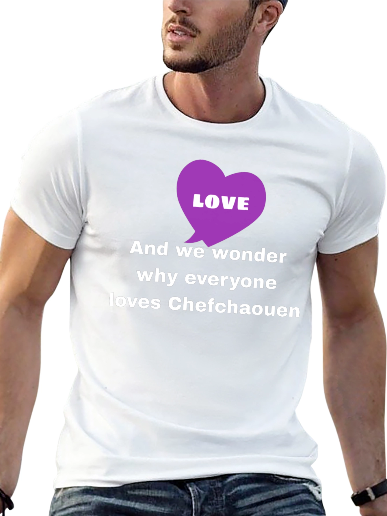 Chefchaouen Love T-Shirt - Travel Souvenir