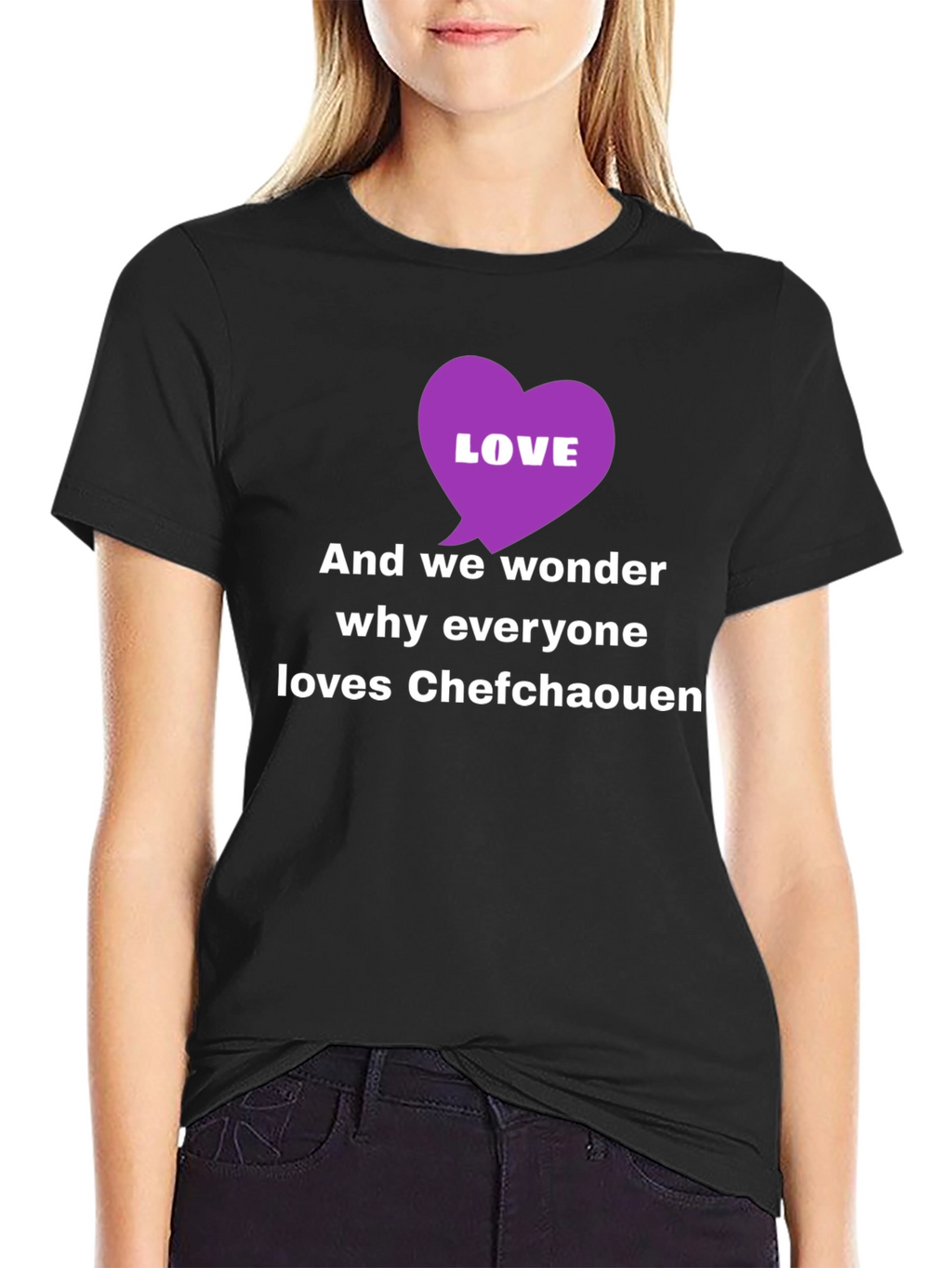 Chefchaouen Love T-Shirt - Travel Souvenir