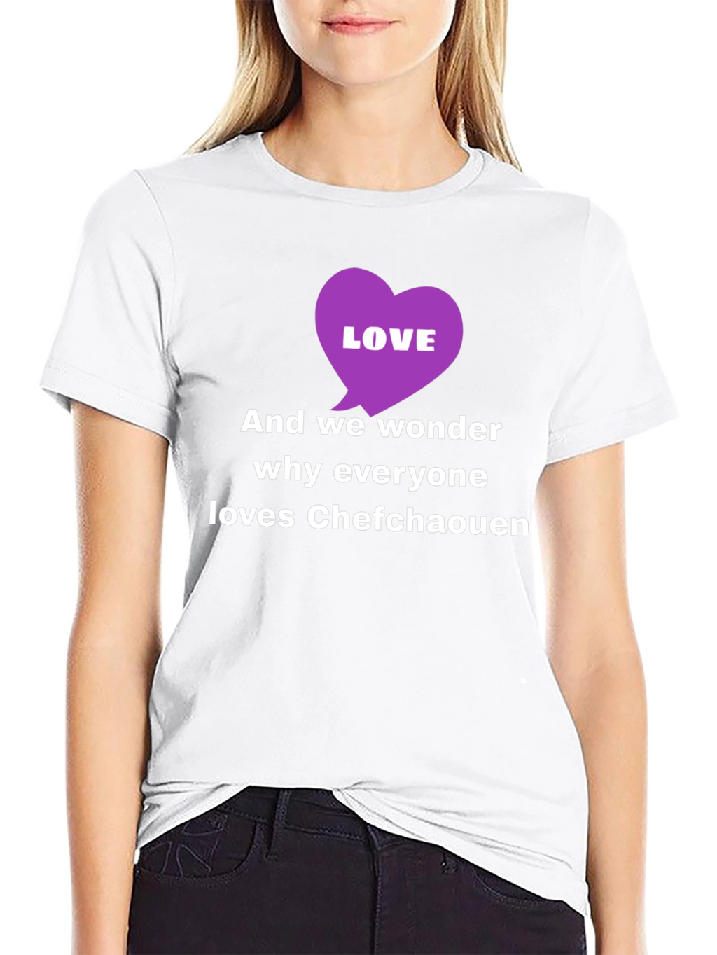 Chefchaouen Love T-Shirt - Travel Souvenir