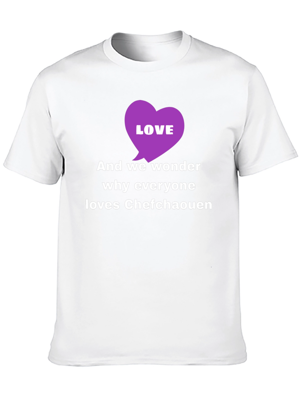 Chefchaouen Love T-Shirt - Travel Souvenir