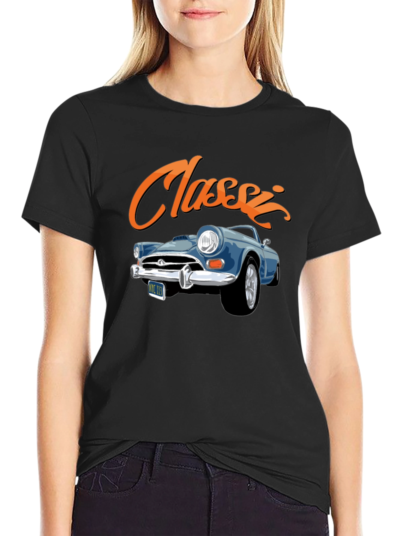 Classic Car Graphic Tee - Cool Vintage Style