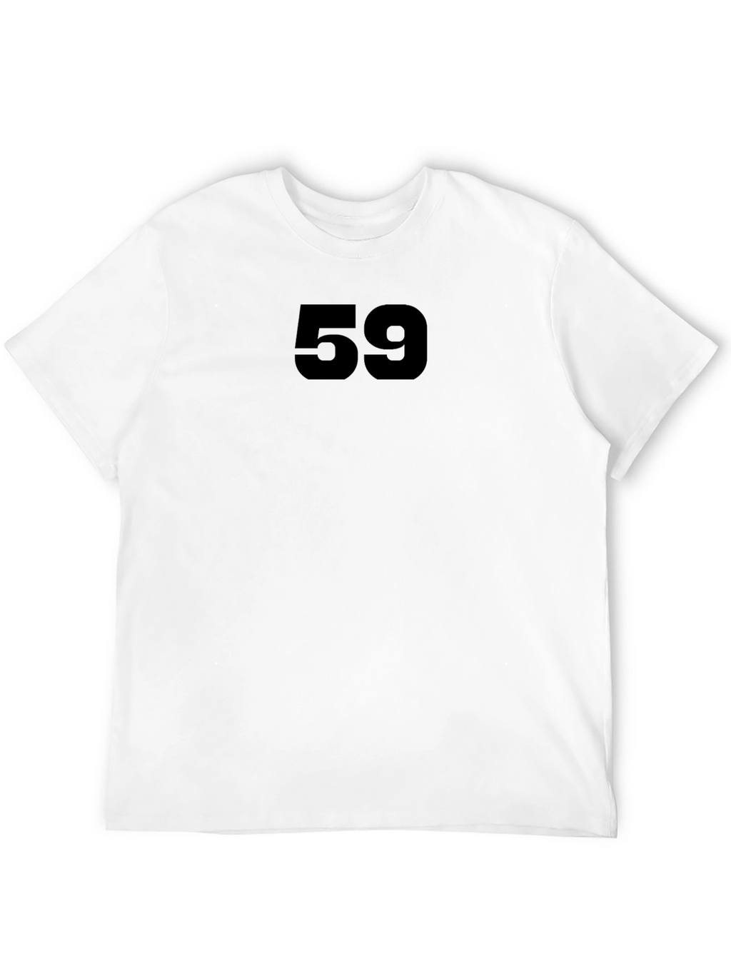 Black T-Shirt with Bold Number 59