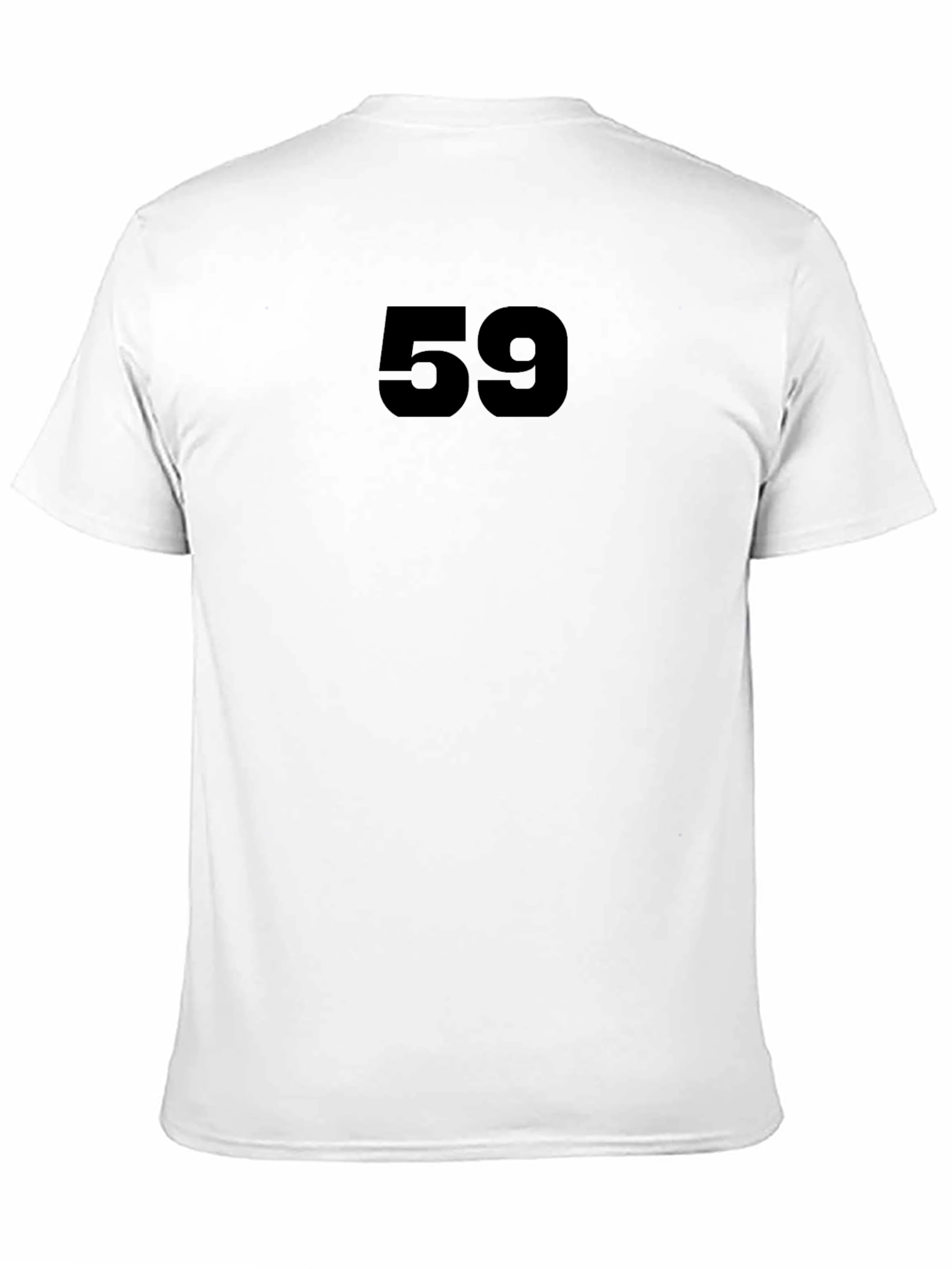 Black T-Shirt with Bold Number 59