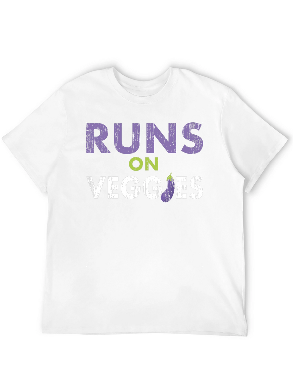 Runs on Veggies T-Shirt - Vegan Lifestyle Tee