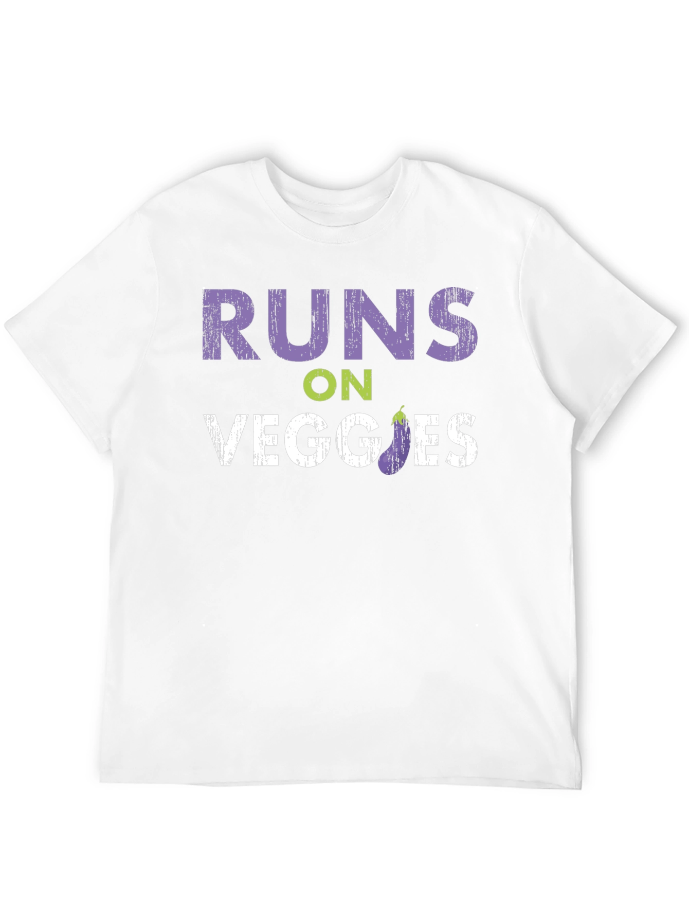 Runs on Veggies T-Shirt - Vegan Lifestyle Tee
