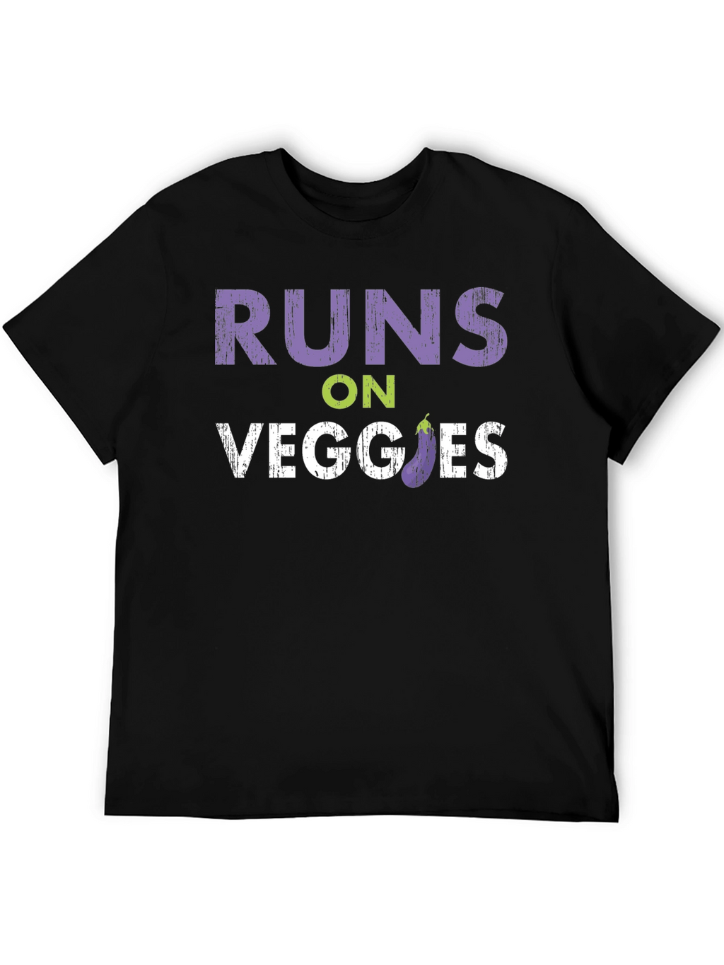 Runs on Veggies T-Shirt - Vegan Lifestyle Tee