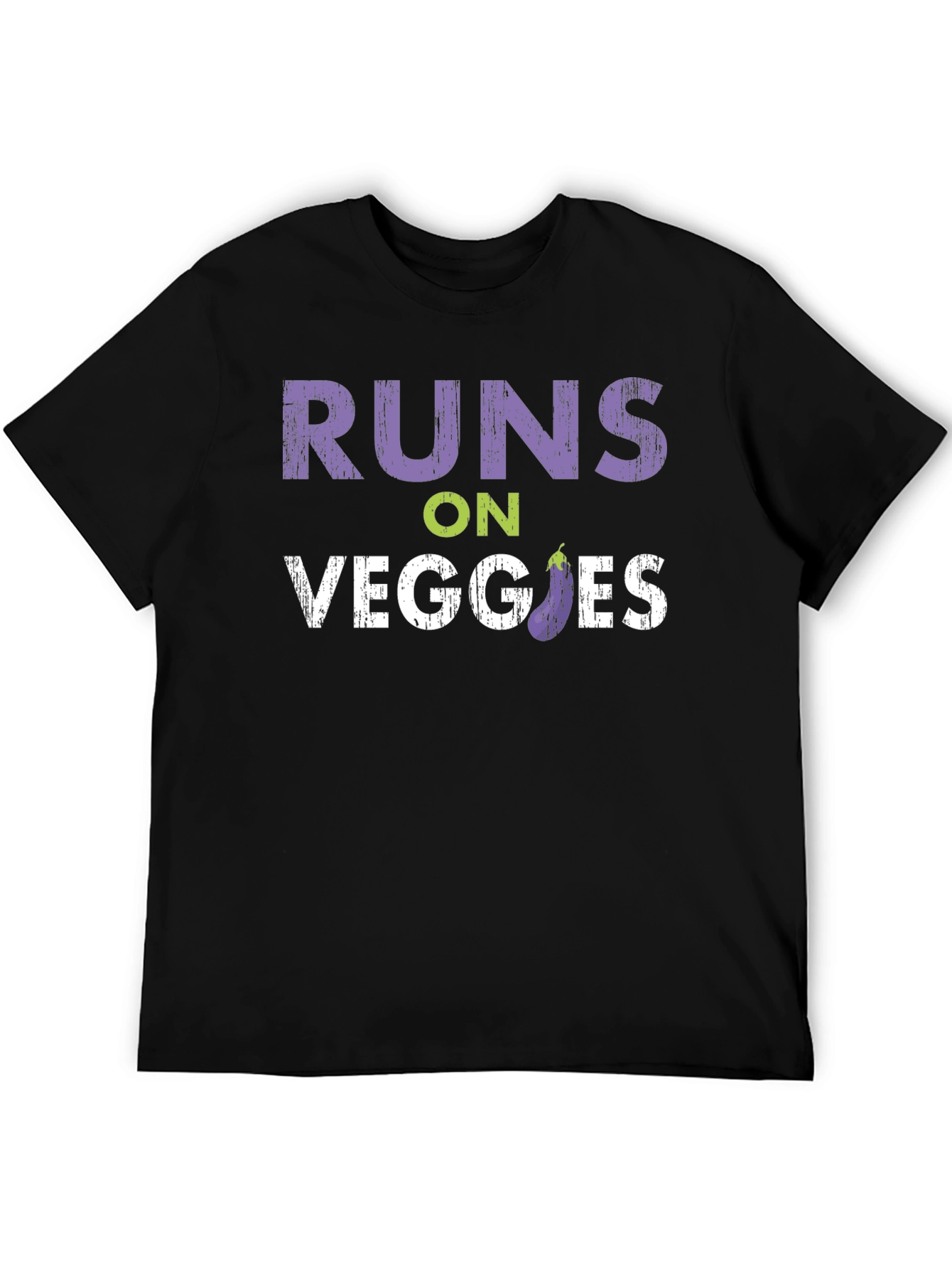 Runs on Veggies T-Shirt - Vegan Lifestyle Tee