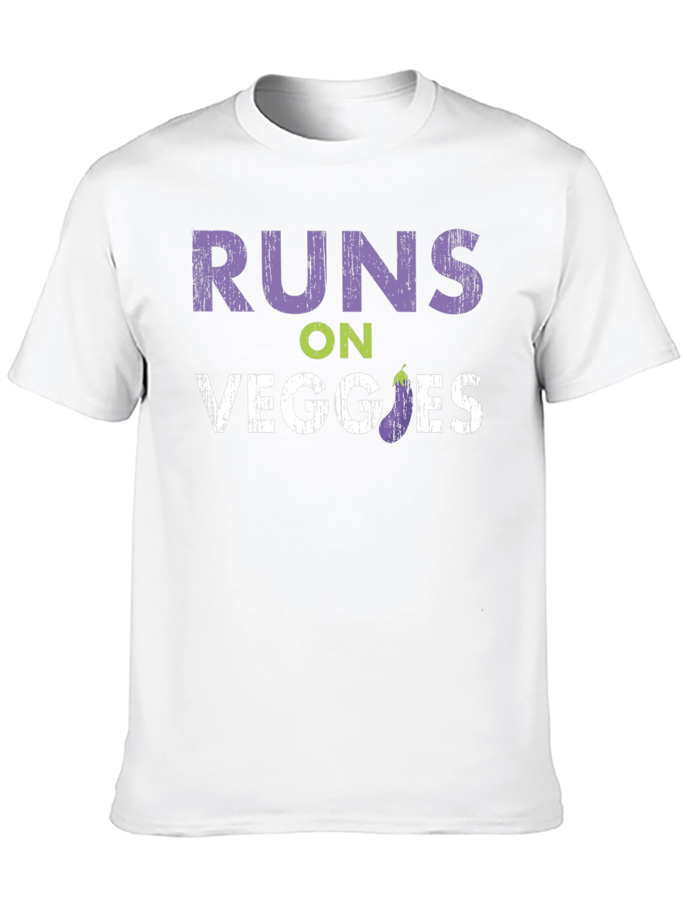 Runs on Veggies T-Shirt - Vegan Lifestyle Tee