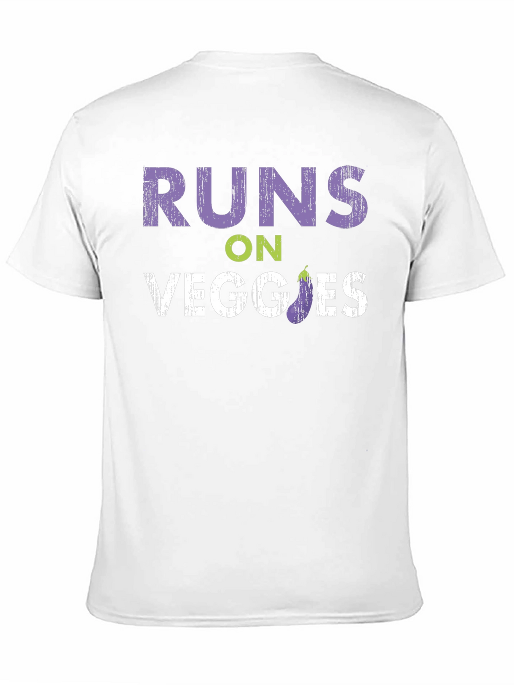 Runs on Veggies T-Shirt - Vegan Lifestyle Tee