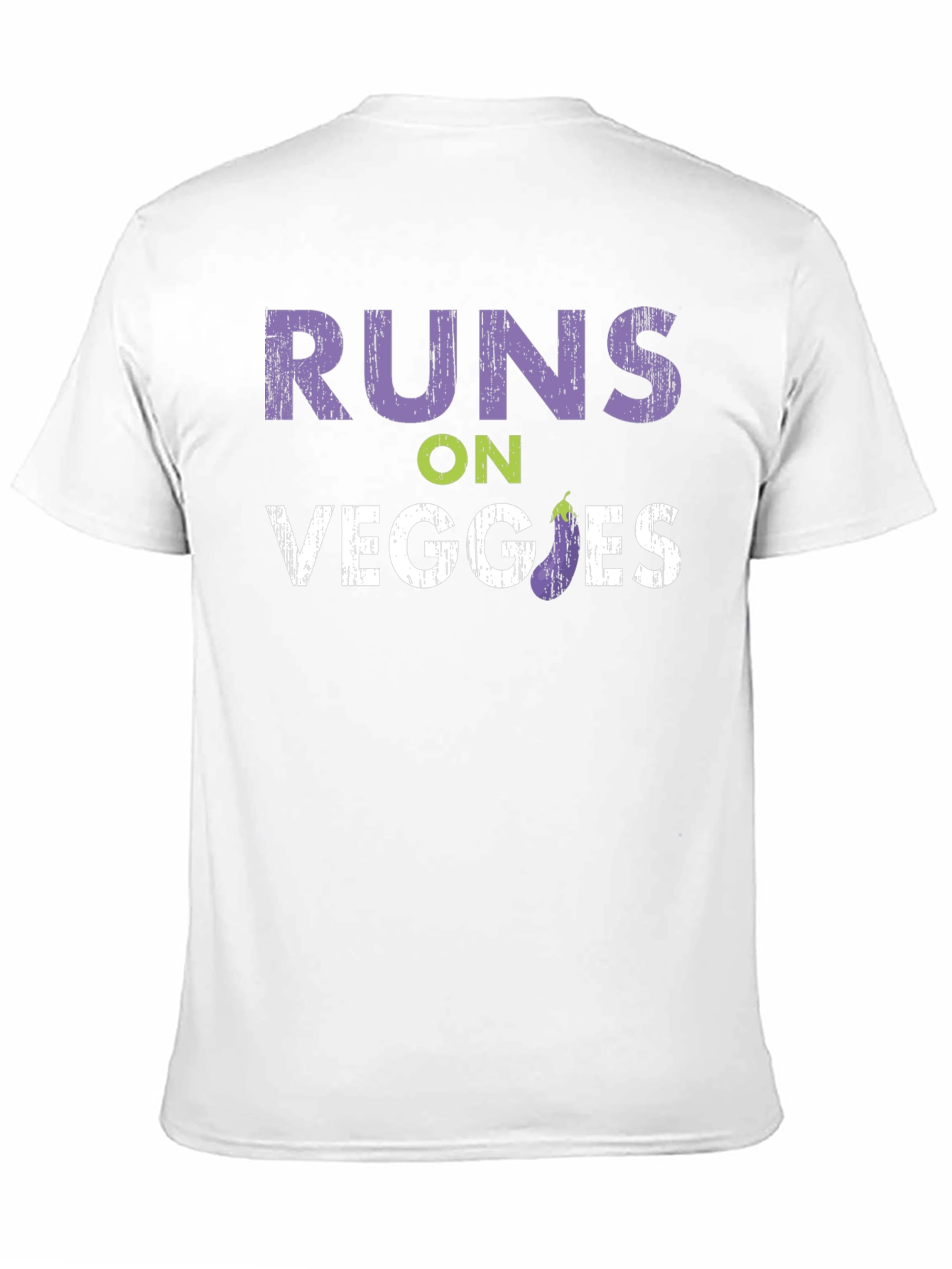 Runs on Veggies T-Shirt - Vegan Lifestyle Tee